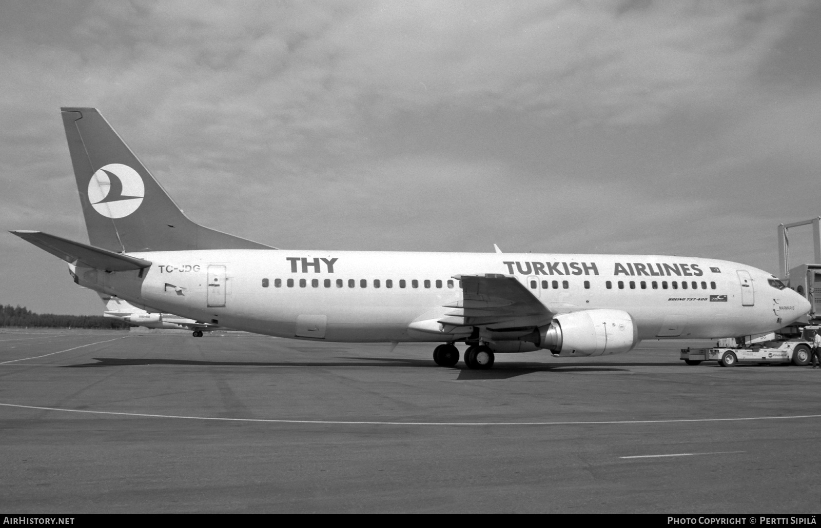 Aircraft Photo of TC-JDG | Boeing 737-4Y0 | THY Türk Hava Yolları - Turkish Airlines | AirHistory.net #839776