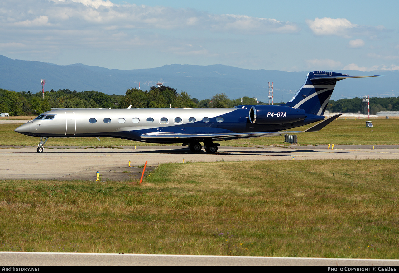Aircraft Photo of P4-G7A | Gulfstream Aerospace G700 | AirHistory.net #839789
