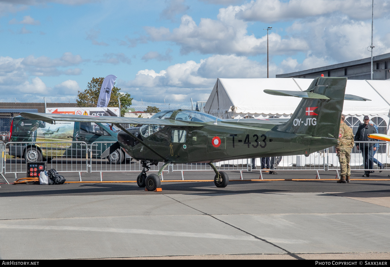 Aircraft Photo of OY-JTG / T-433 | Saab MFI-15-200A Safari | Denmark - Air Force | AirHistory.net #839794
