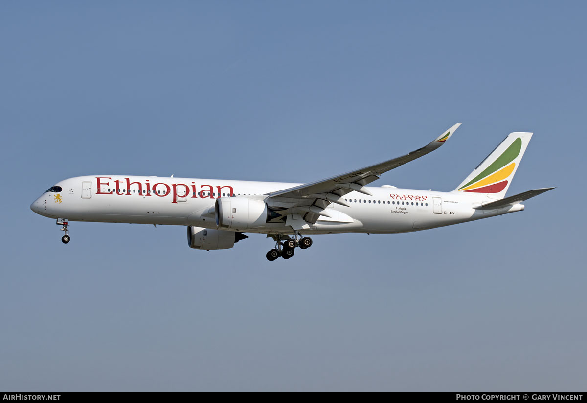 Aircraft Photo of ET-AZN | Airbus A350-941 | Ethiopian Airlines | AirHistory.net #839800