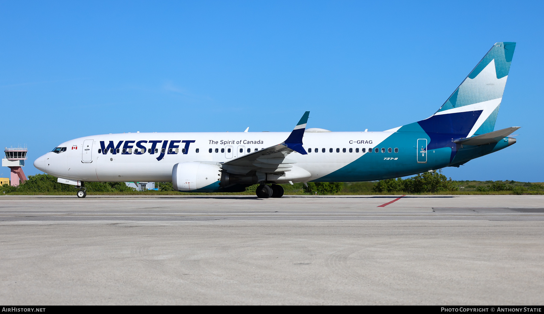 Aircraft Photo of C-GRAG | Boeing 737-8 Max 8 | WestJet | AirHistory.net #839821