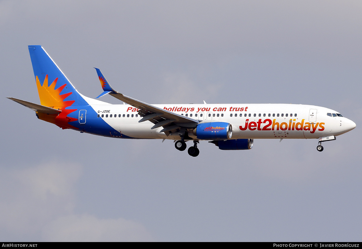 Aircraft Photo of G-JZDE | Boeing 737-8H6 | Jet2 Holidays | AirHistory.net #839841