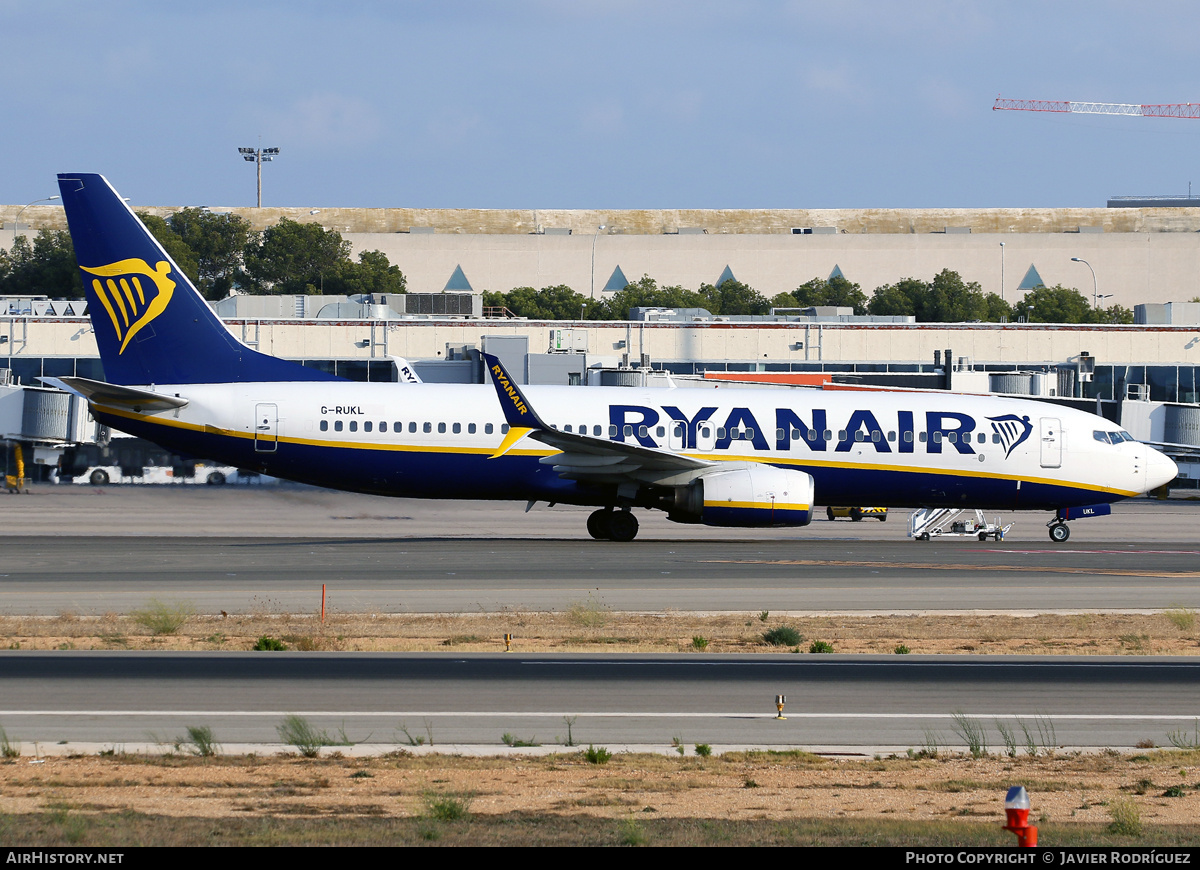 Aircraft Photo of G-RUKL | Boeing 737-8AS | Ryanair | AirHistory.net #839870