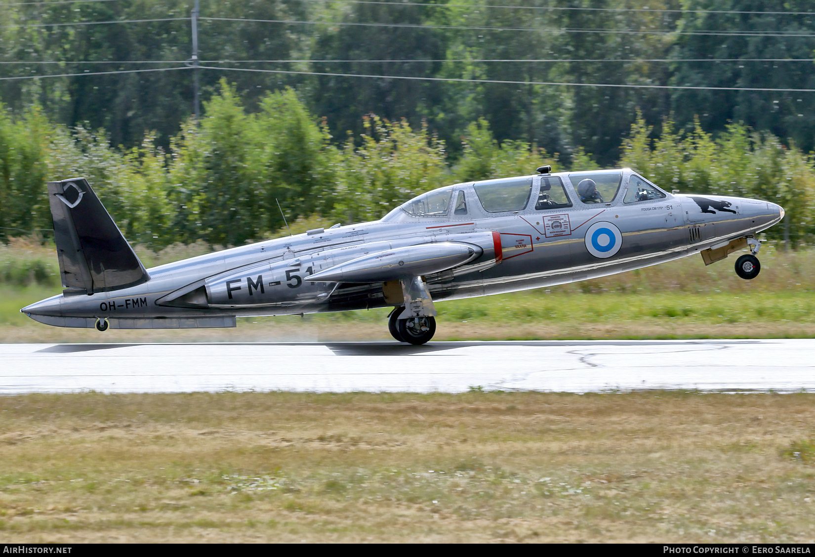 Aircraft Photo of OH-FMM / FM-51 | Fouga CM-170R Magister | Finland - Air Force | AirHistory.net #839893