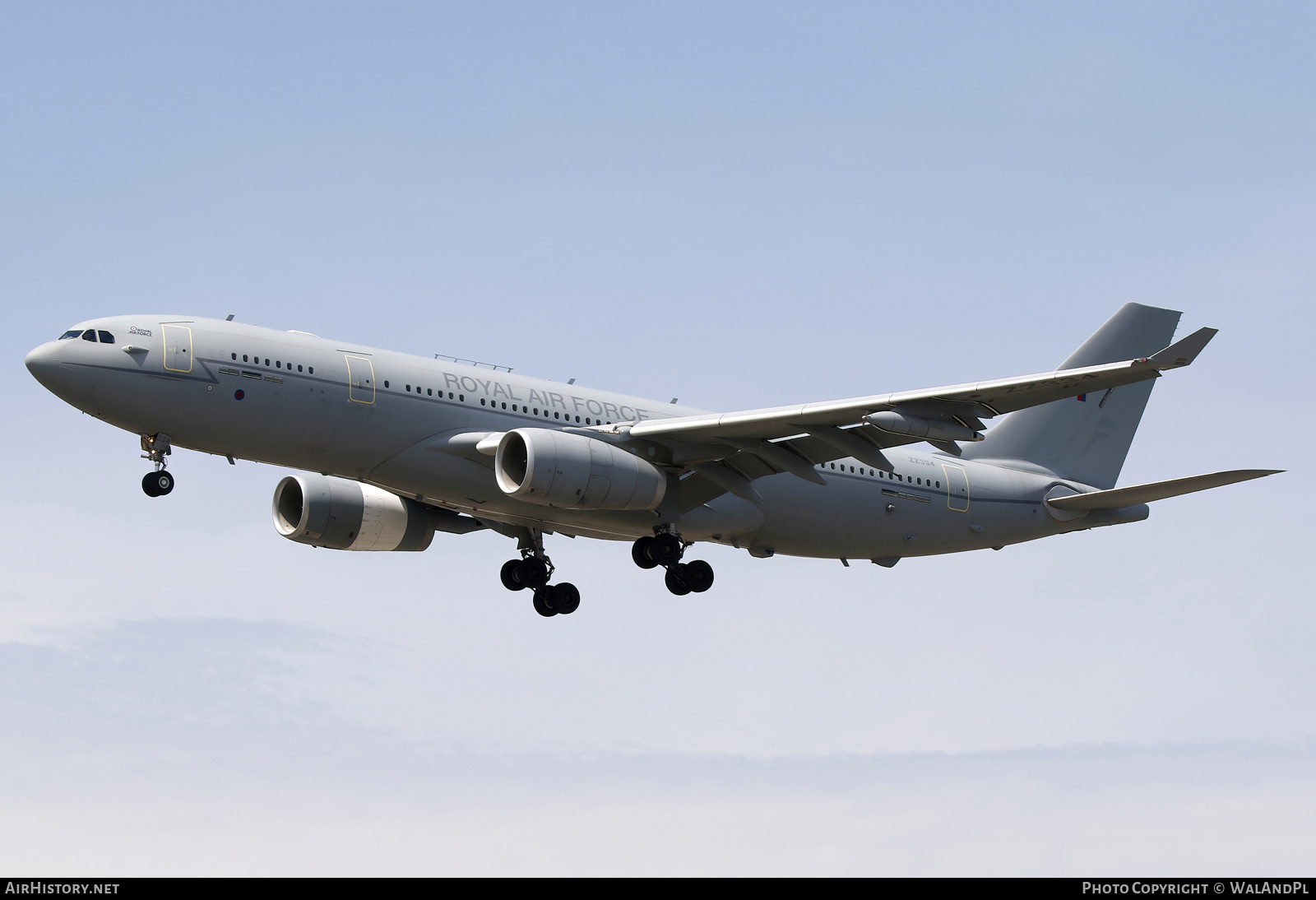Aircraft Photo of ZZ334 | Airbus A330 Voyager KC3 (A330-243MRTT) | UK - Air Force | AirHistory.net #839936