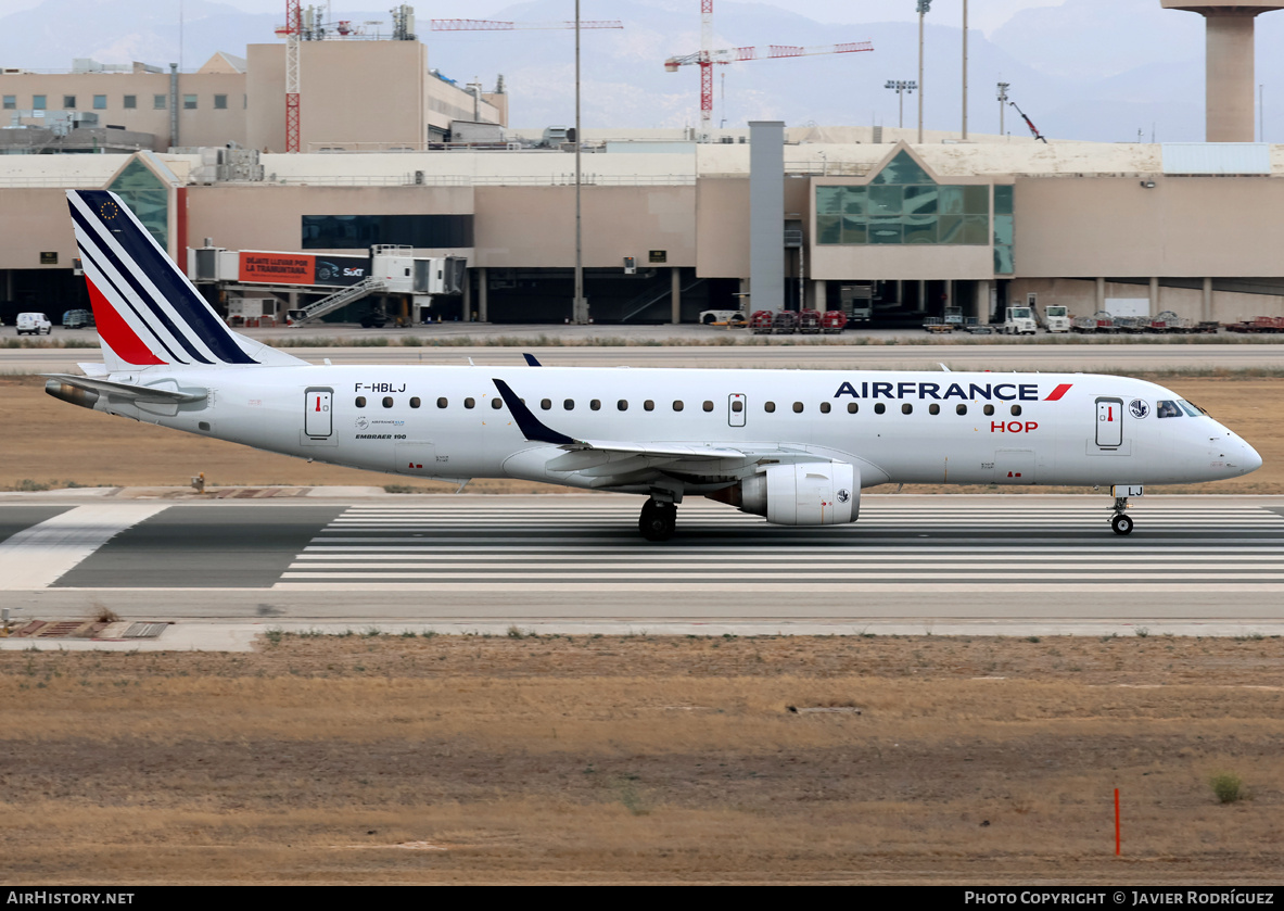Aircraft Photo of F-HBLJ | Embraer 190STD (ERJ-190-100STD) | Air France | AirHistory.net #839955