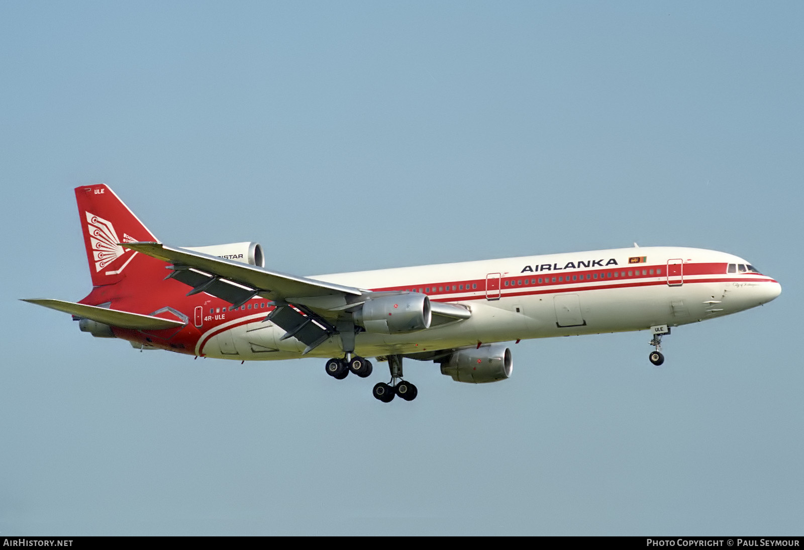 Aircraft Photo of 4R-ULE | Lockheed L-1011-385-1 TriStar 50 | AirLanka | AirHistory.net #840009
