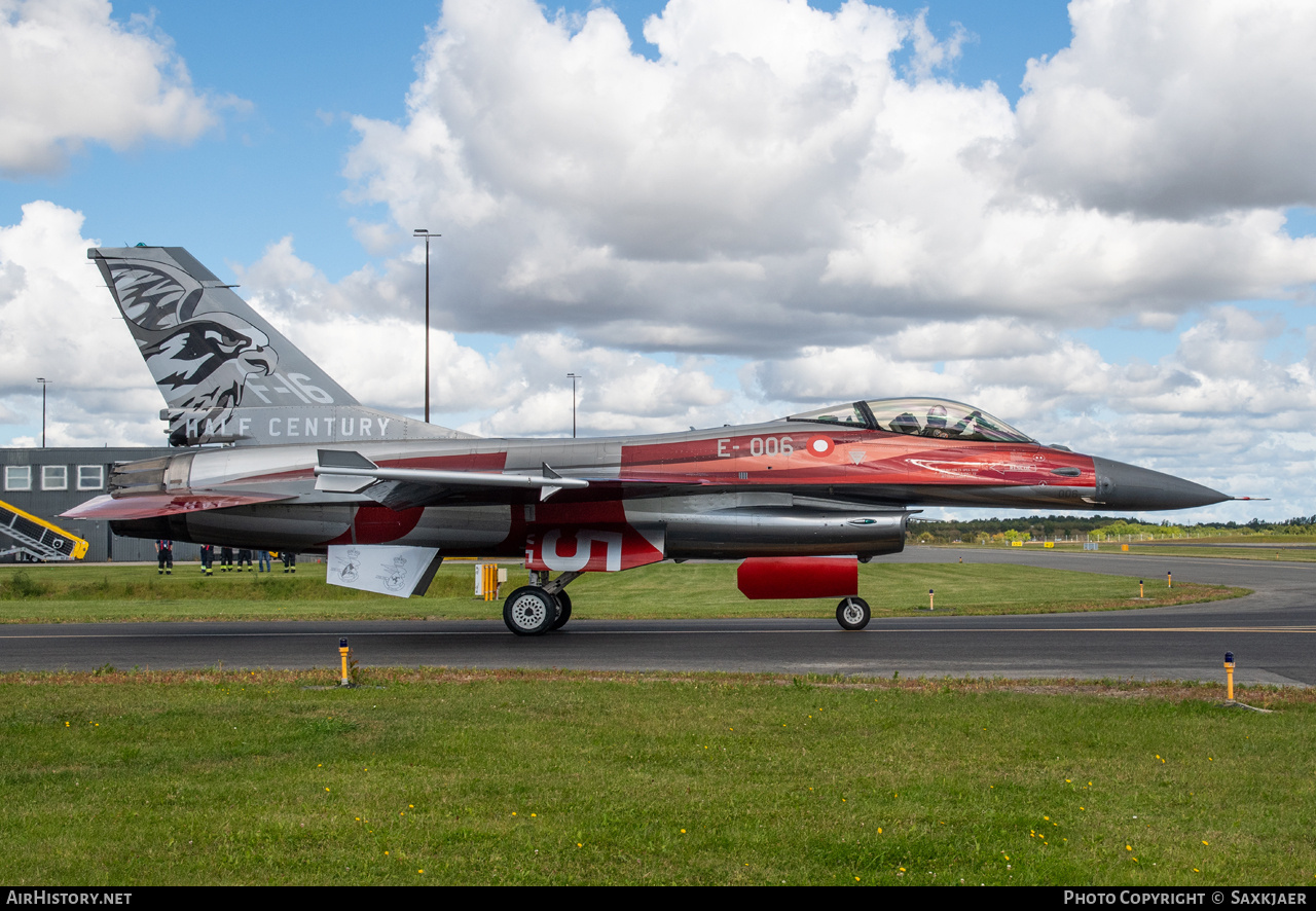 Aircraft Photo of E-006 | General Dynamics F-16AM Fighting Falcon | Denmark - Air Force | AirHistory.net #840035