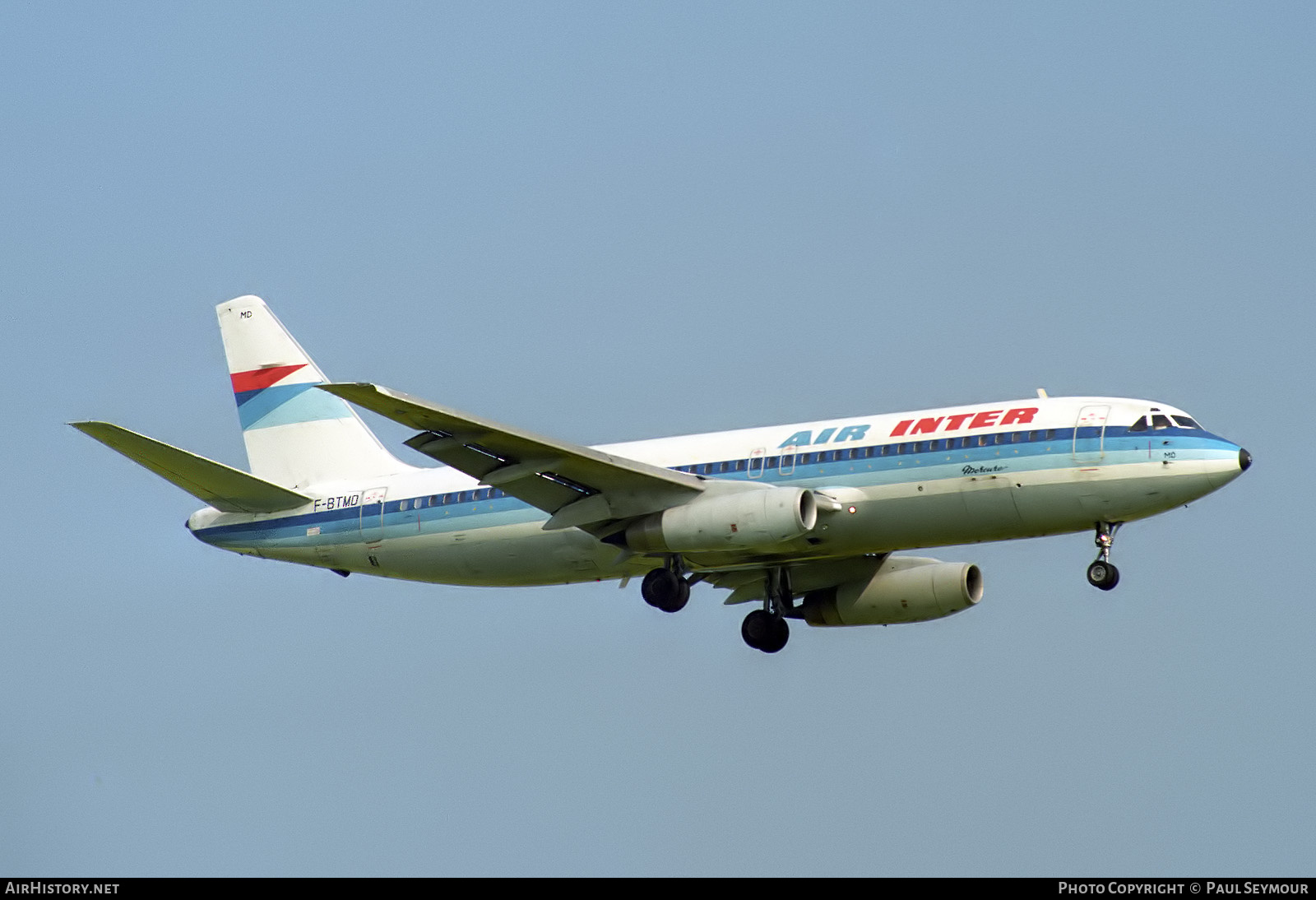 Aircraft Photo of F-BTMD | Dassault Mercure 100 | Air Inter | AirHistory.net #840041