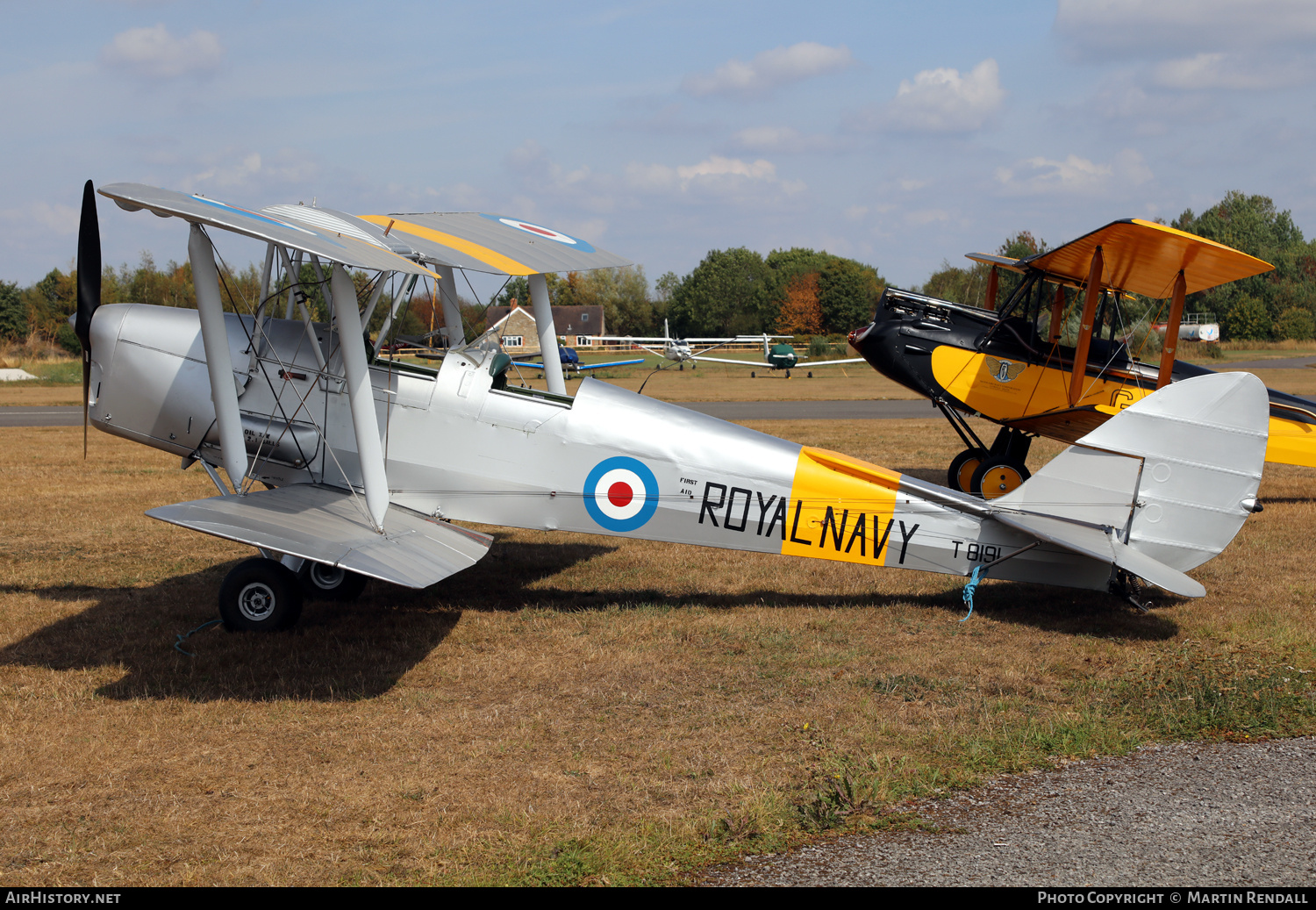 Aircraft Photo of G-BWMK / T8191 | De Havilland D.H. 82A Tiger Moth | UK - Navy | AirHistory.net #840052