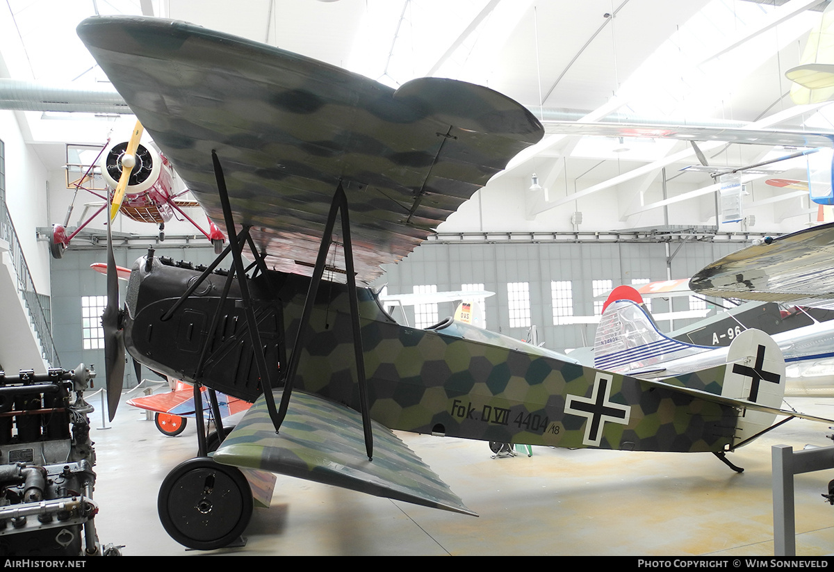 Aircraft Photo of 4404 | Fokker D.VII | Germany - Air Force | AirHistory.net #840057