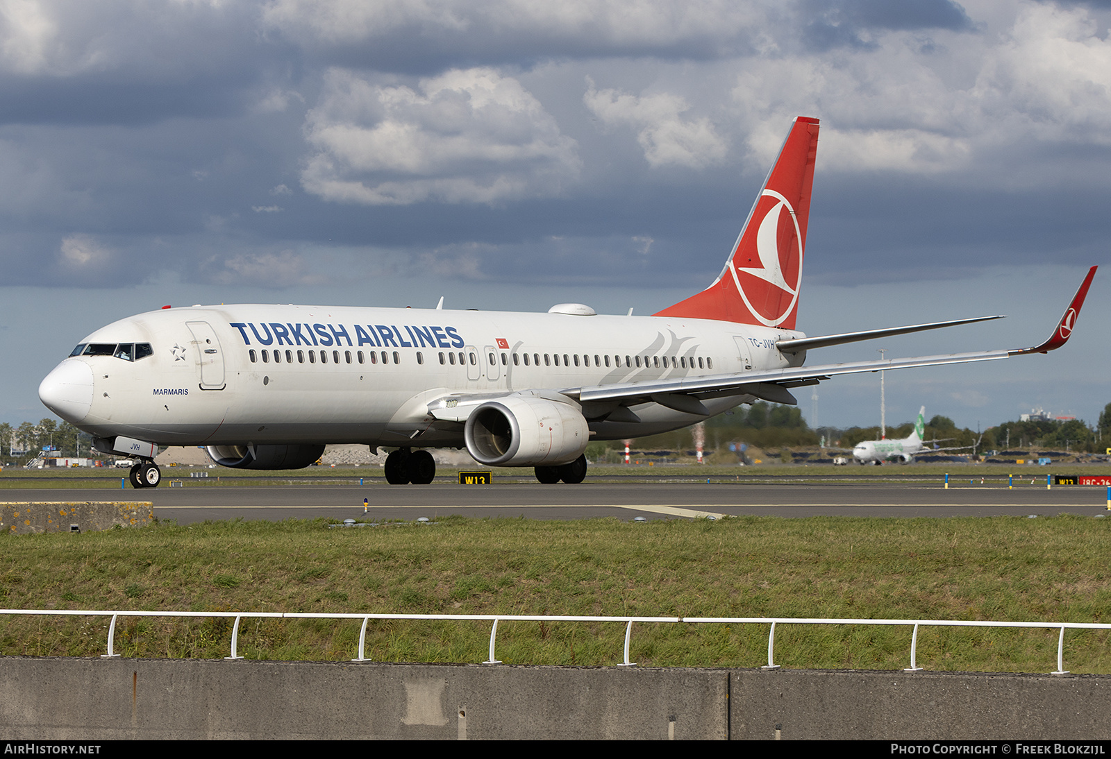 Aircraft Photo of TC-JVH | Boeing 737-8F2 | Turkish Airlines | AirHistory.net #840178
