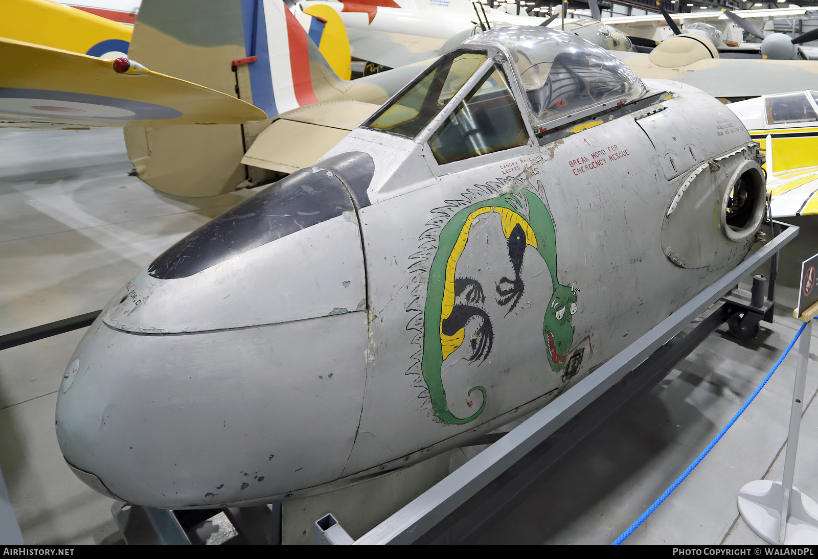Aircraft Photo of TG372 | De Havilland D.H. 100 Vampire F1 | Canada - Air Force | AirHistory.net #840207