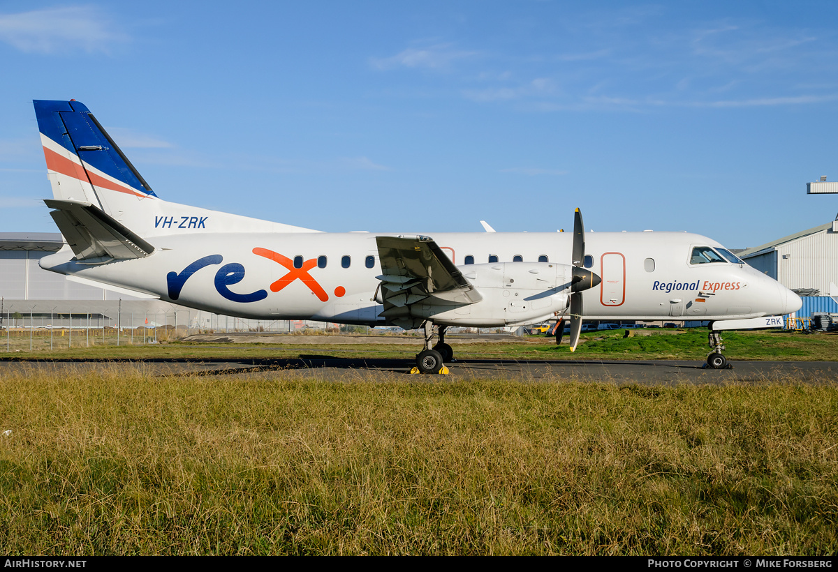 Aircraft Photo of VH-ZRK | Saab 340B | REX - Regional Express | AirHistory.net #840241