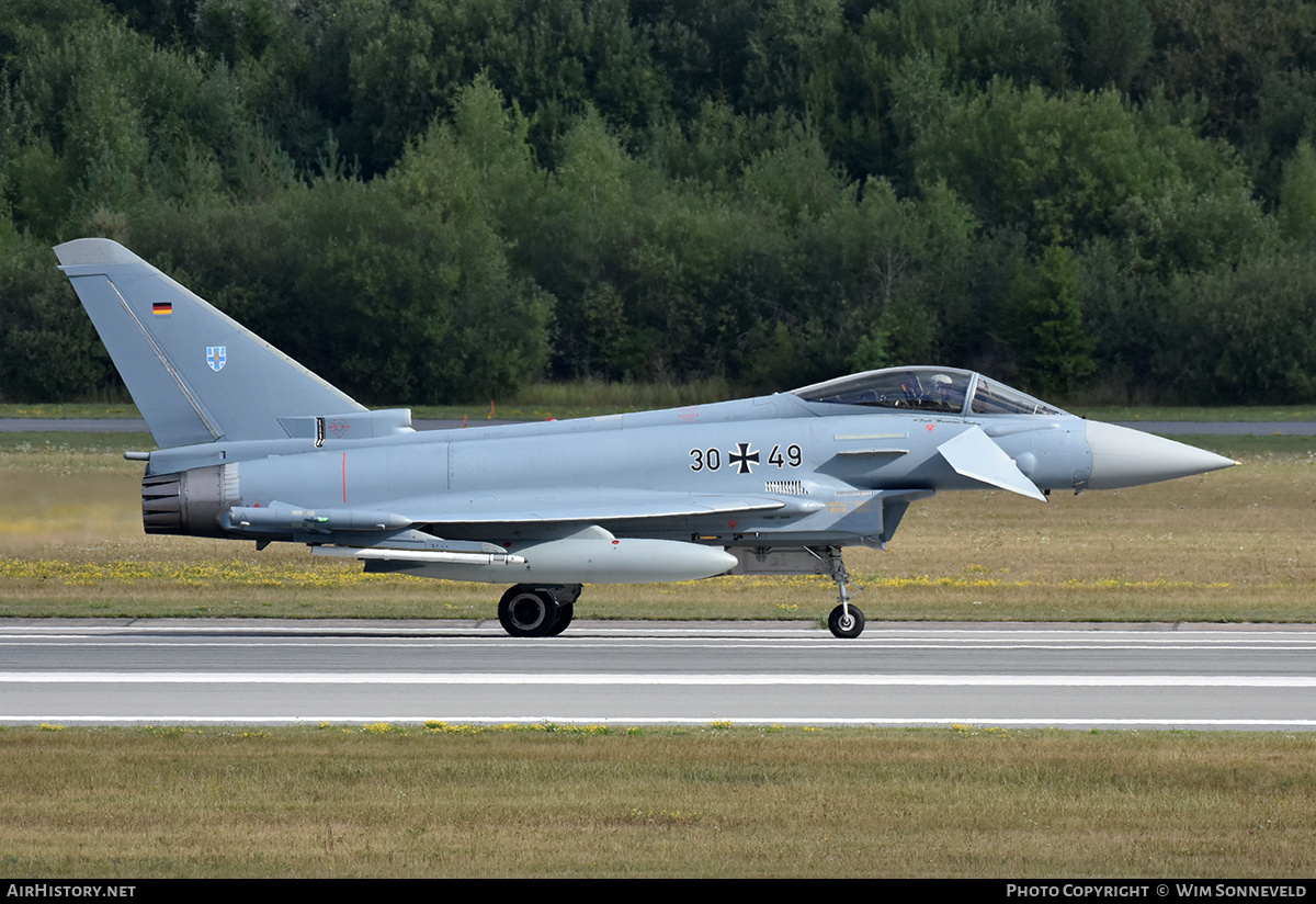 Aircraft Photo of 3049 | Eurofighter EF-2000 Typhoon S | Germany - Air Force | AirHistory.net #840250