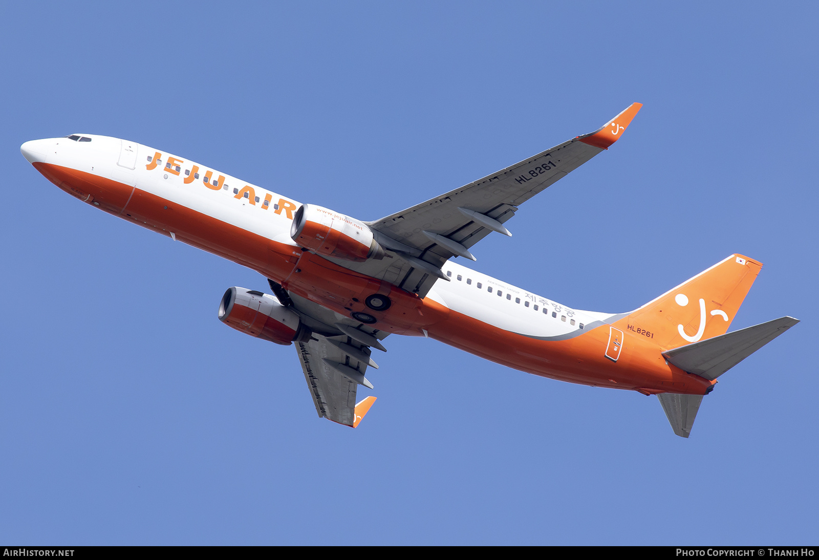Aircraft Photo of HL8261 | Boeing 737-8BK | Jeju Air | AirHistory.net #840342