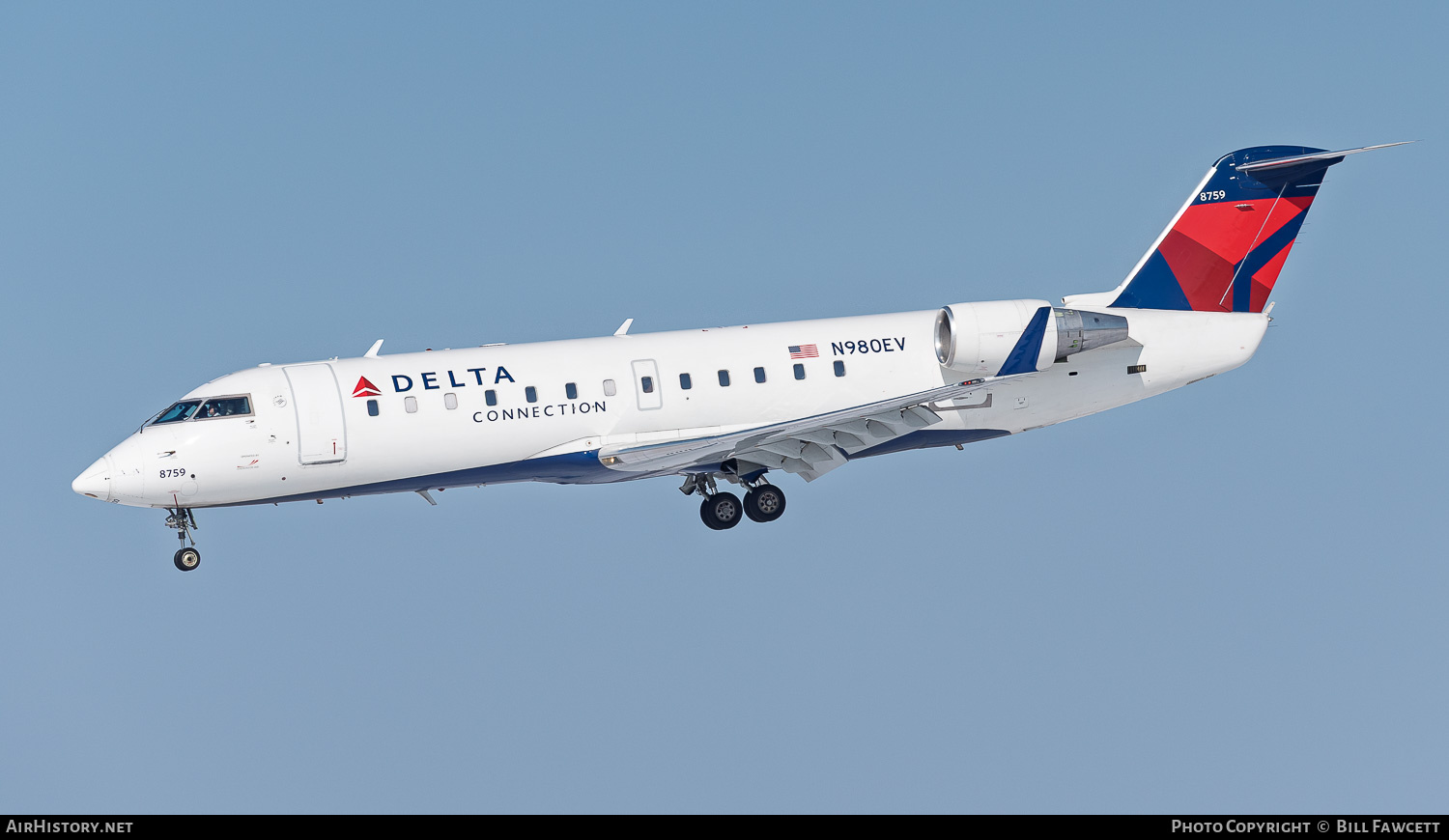 Aircraft Photo of N980EV | Bombardier CRJ-200LR (CL-600-2B19) | Delta Connection | AirHistory.net #840344