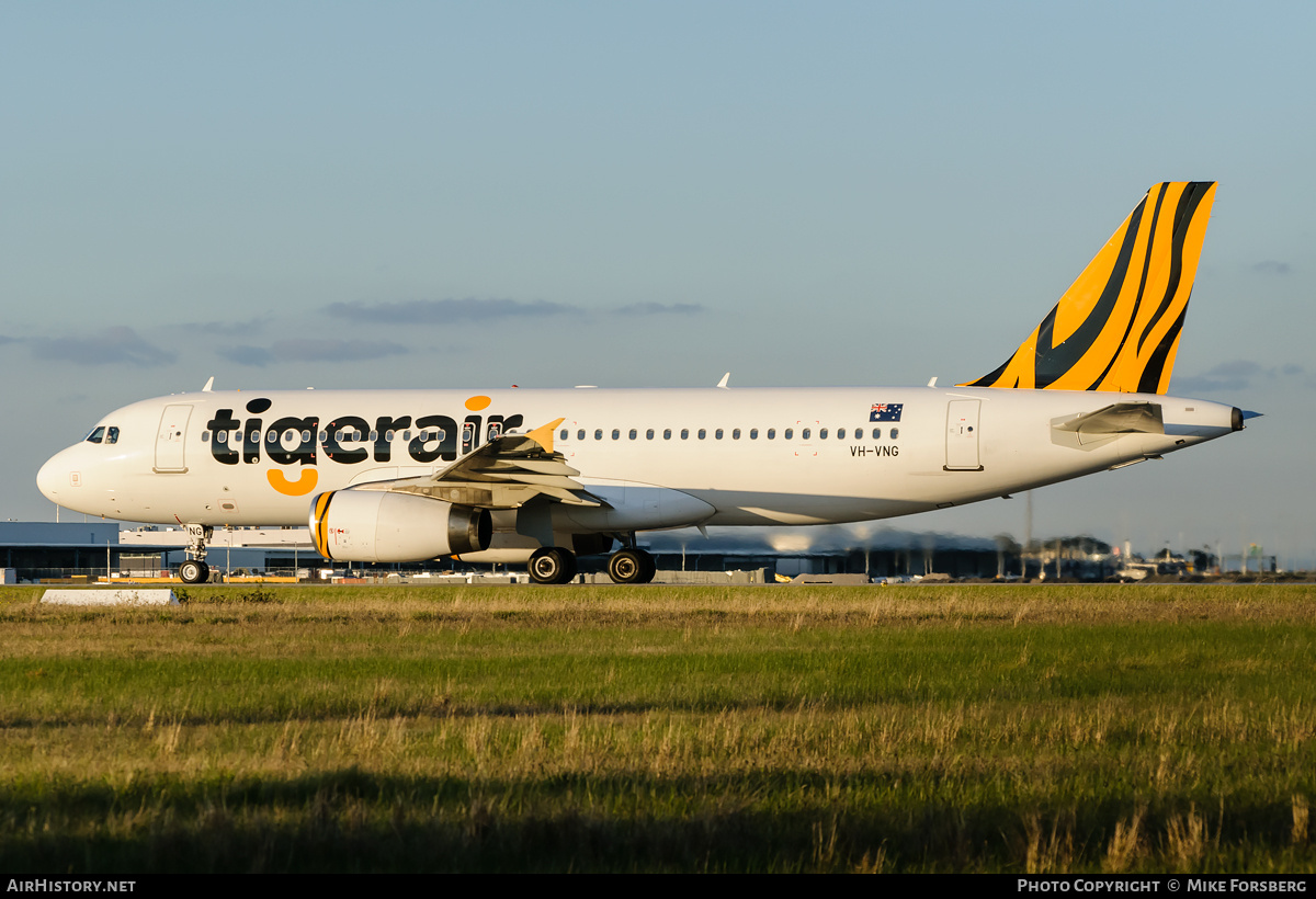 Aircraft Photo of VH-VNG | Airbus A320-232 | Tigerair | AirHistory.net #840349