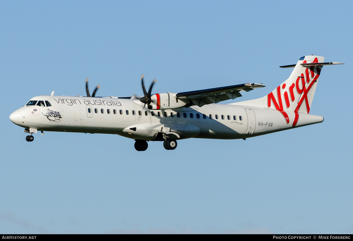 Aircraft Photo of VH-FVR | ATR ATR-72-600 (ATR-72-212A) | Virgin Australia Regional Airlines | AirHistory.net #840354