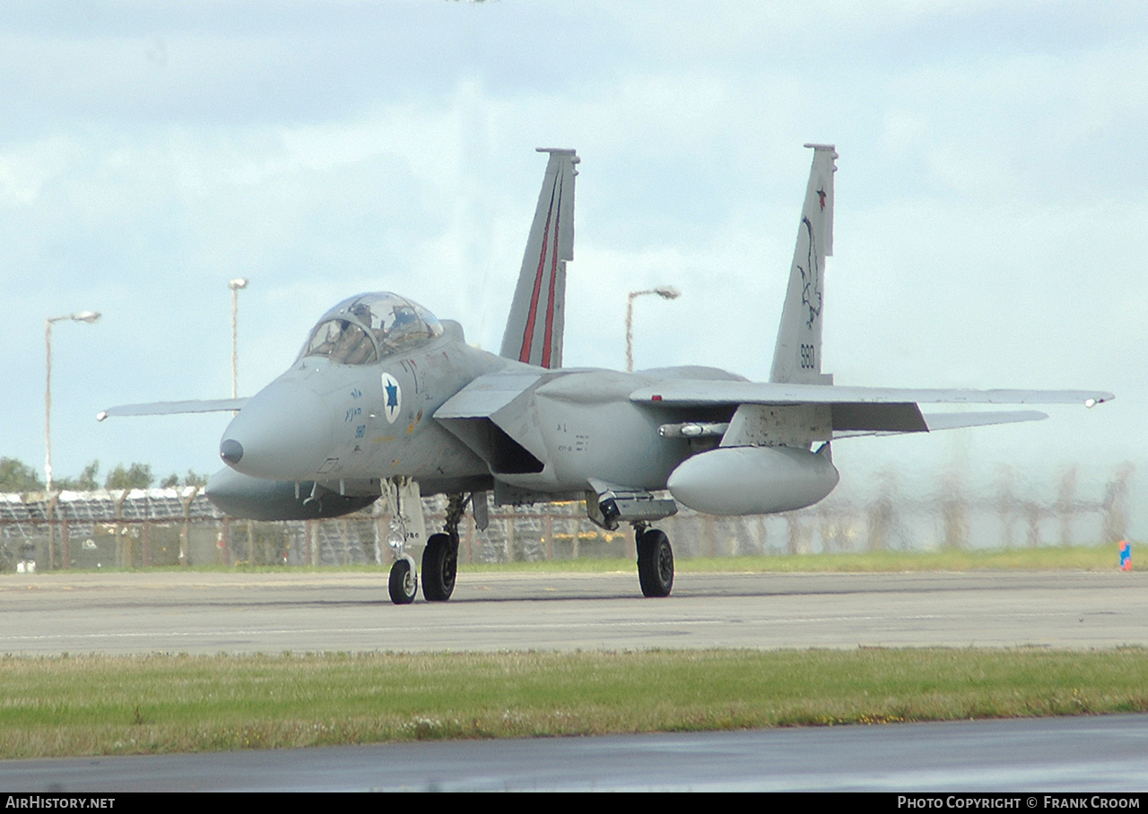 Aircraft Photo of 980 | McDonnell Douglas F-15D Baz | Israel - Air Force | AirHistory.net #840391