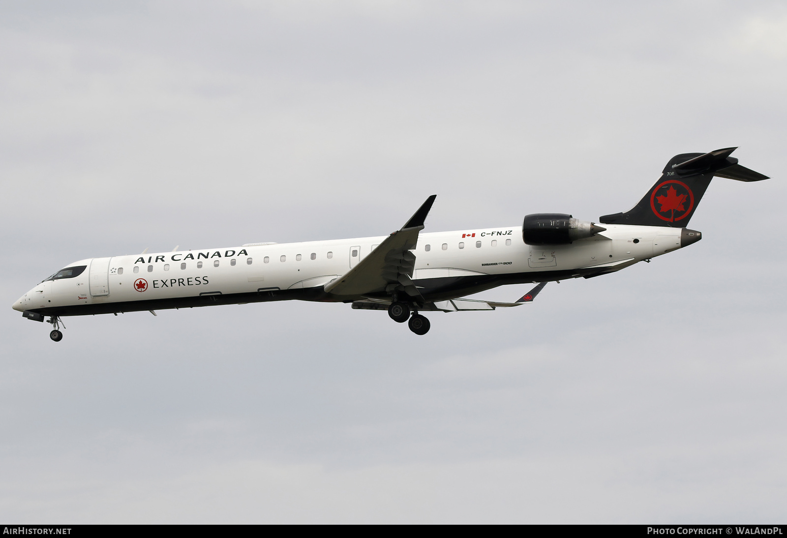 Aircraft Photo of C-FNJZ | Bombardier CRJ-900 (CL-600-2D24) | Air Canada Express | AirHistory.net #840401