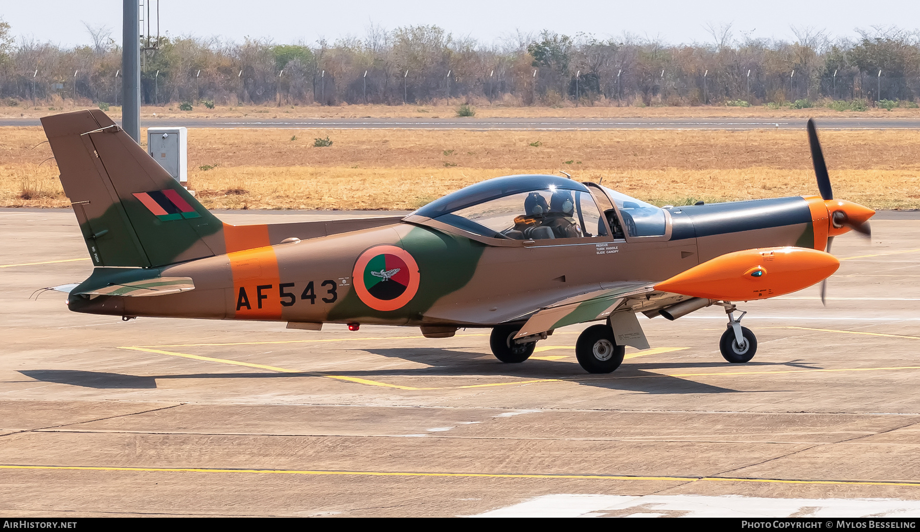 Aircraft Photo of AF543 | Aermacchi SF-260TP | Zambia - Air Force | AirHistory.net #840409