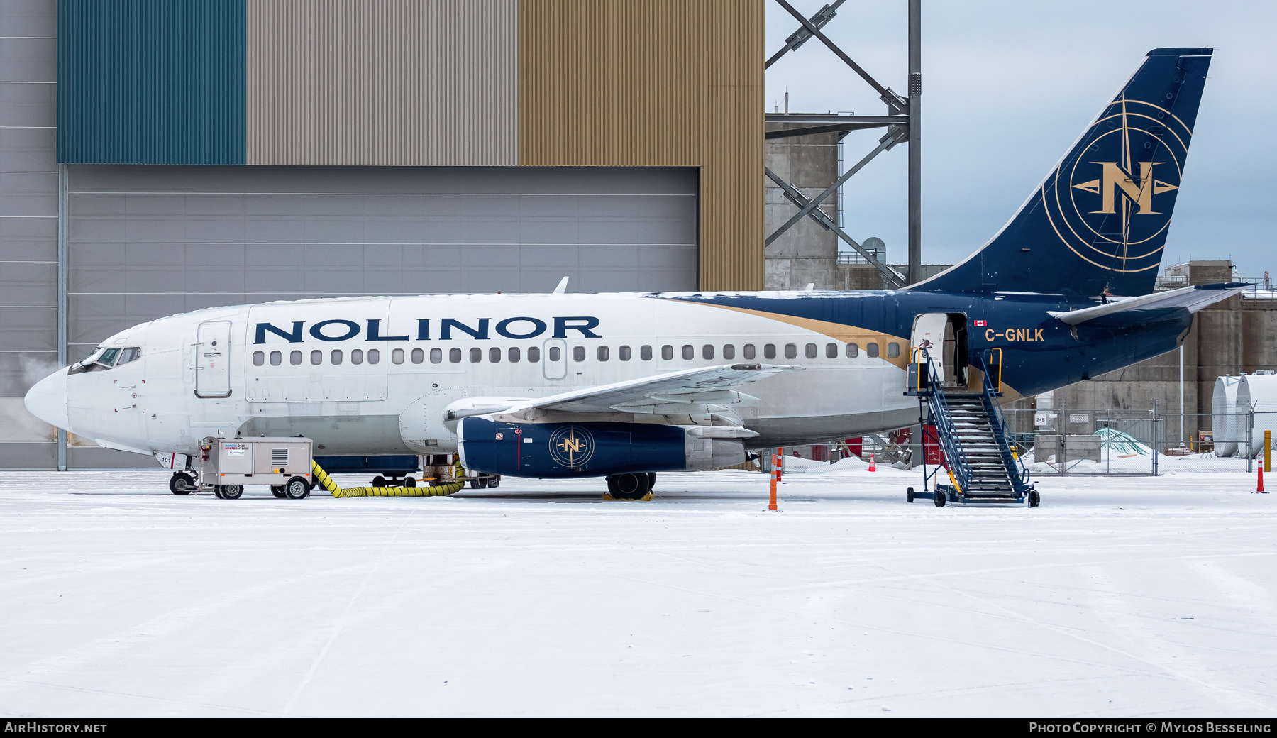 Aircraft Photo of C-GNLK | Boeing 737-2K2C/Adv | Nolinor Aviation | AirHistory.net #840419