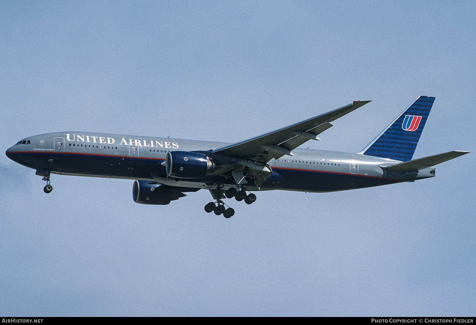 Aircraft Photo of N789UA | Boeing 777-222/ER | United Airlines | AirHistory.net #840465