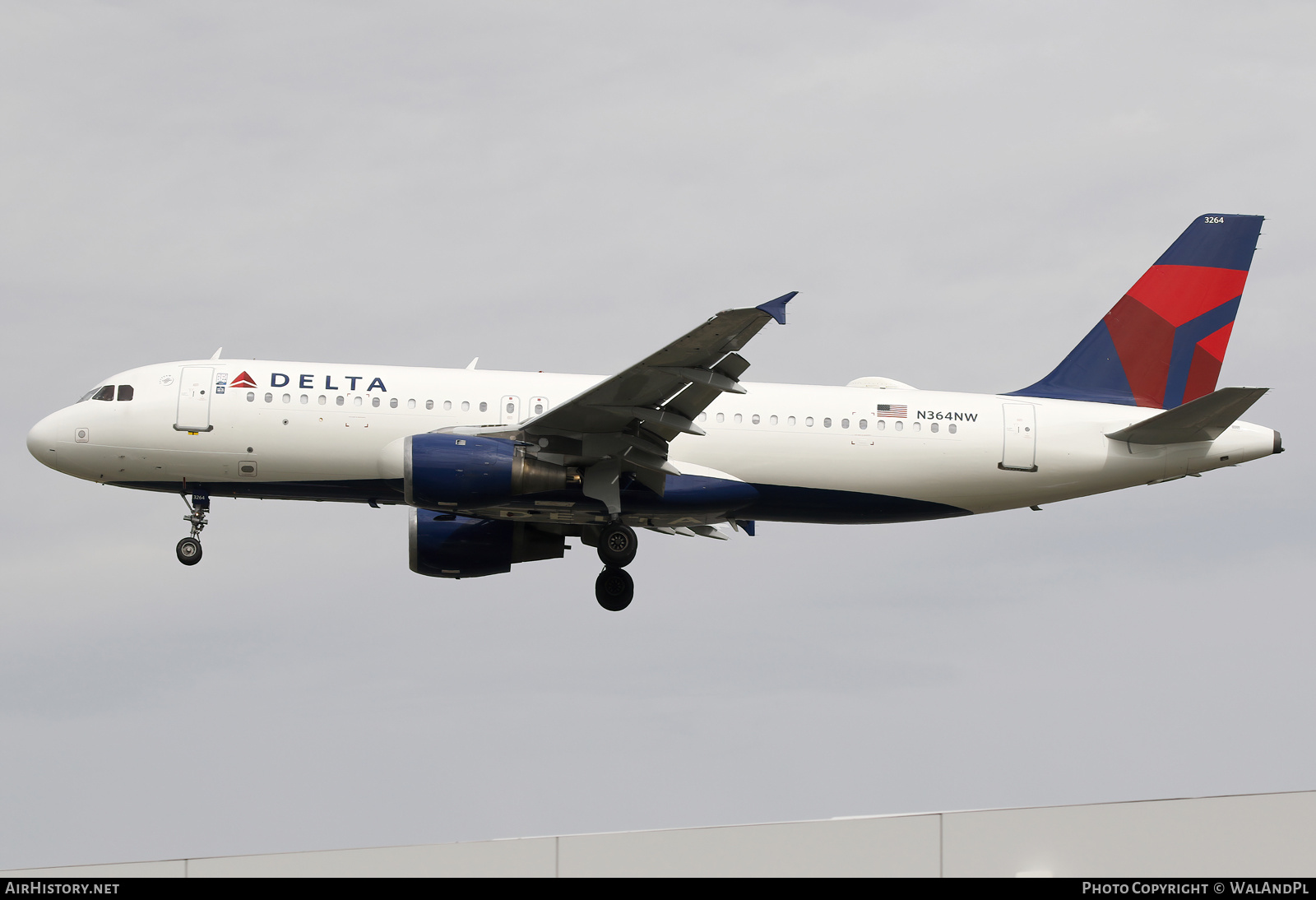 Aircraft Photo of N364NW | Airbus A320-212 | Delta Air Lines | AirHistory.net #840471