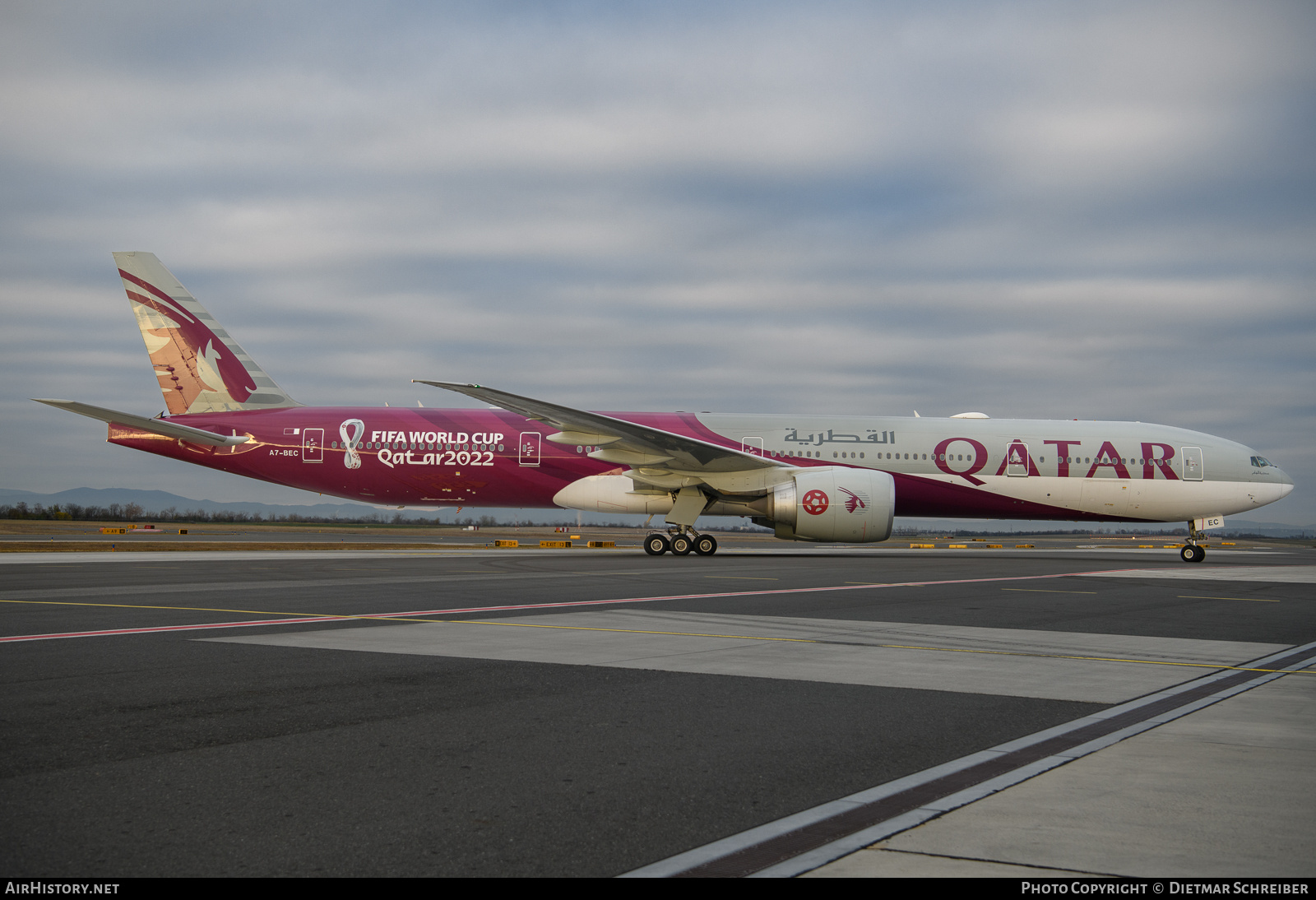 Aircraft Photo of A7-BEC | Boeing 777-3DZ/ER | Qatar Airways | AirHistory.net #840490
