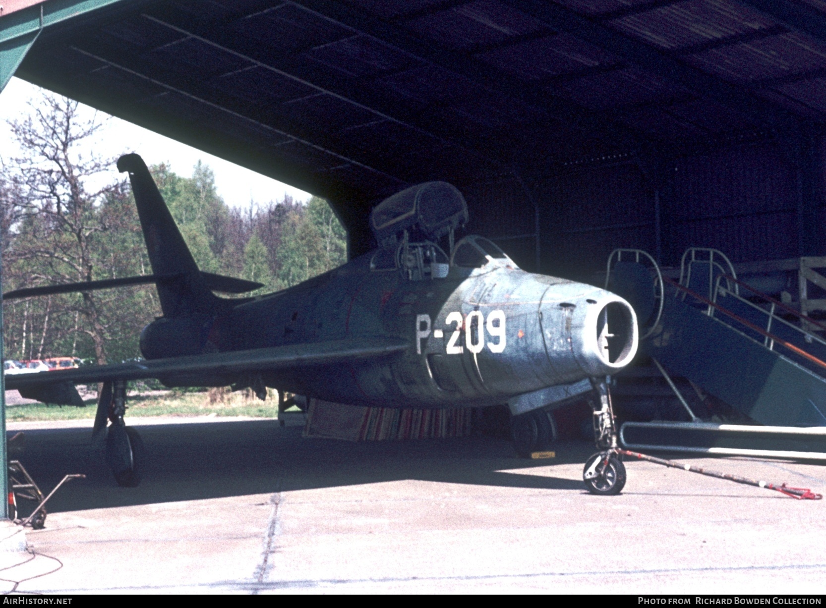 Aircraft Photo of P-209 / 53-6568 | Republic F-84F Thunderstreak | Netherlands - Air Force | AirHistory.net #840520