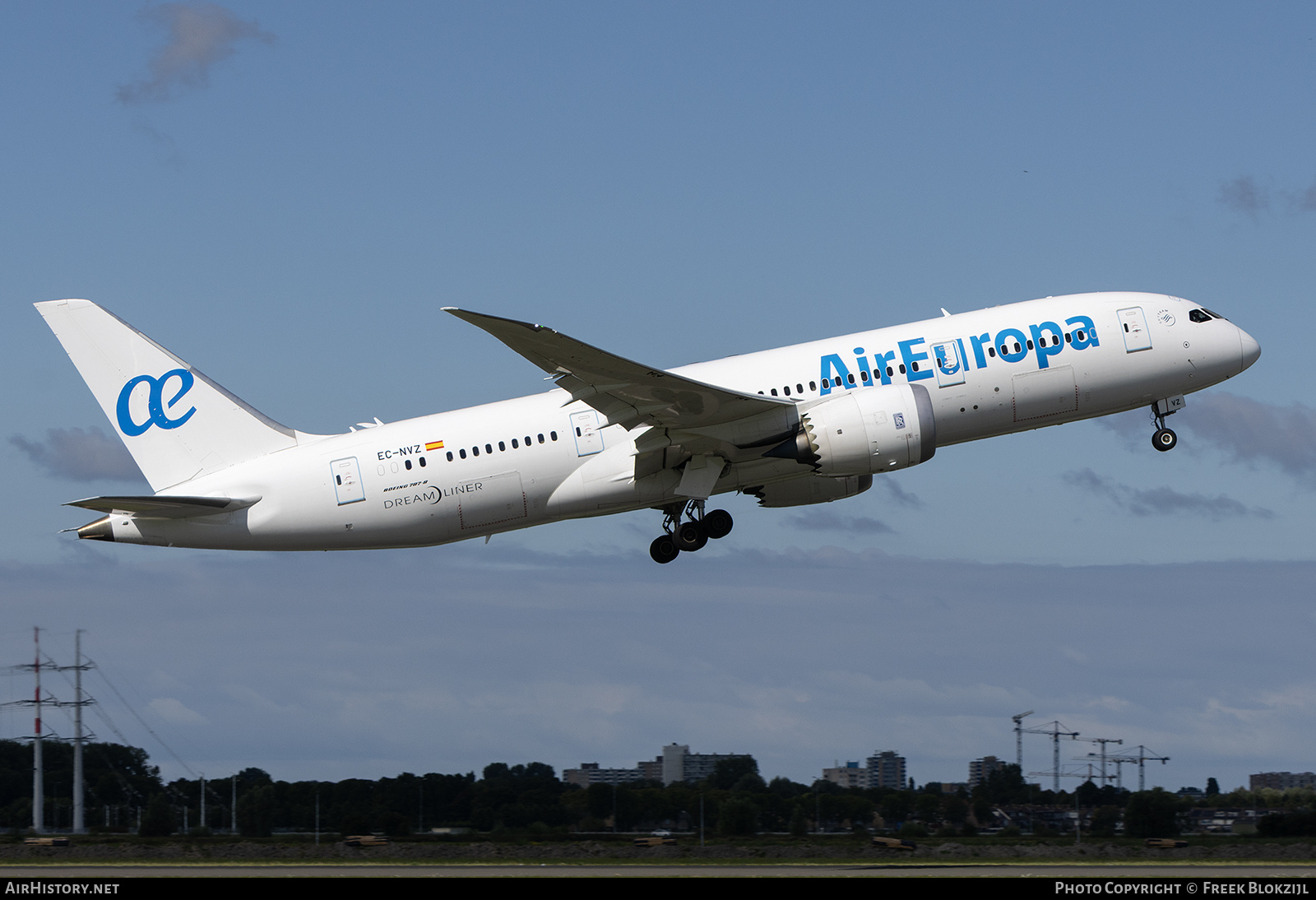 Aircraft Photo of EC-NVZ | Boeing 787-8 Dreamliner | Air Europa | AirHistory.net #840540