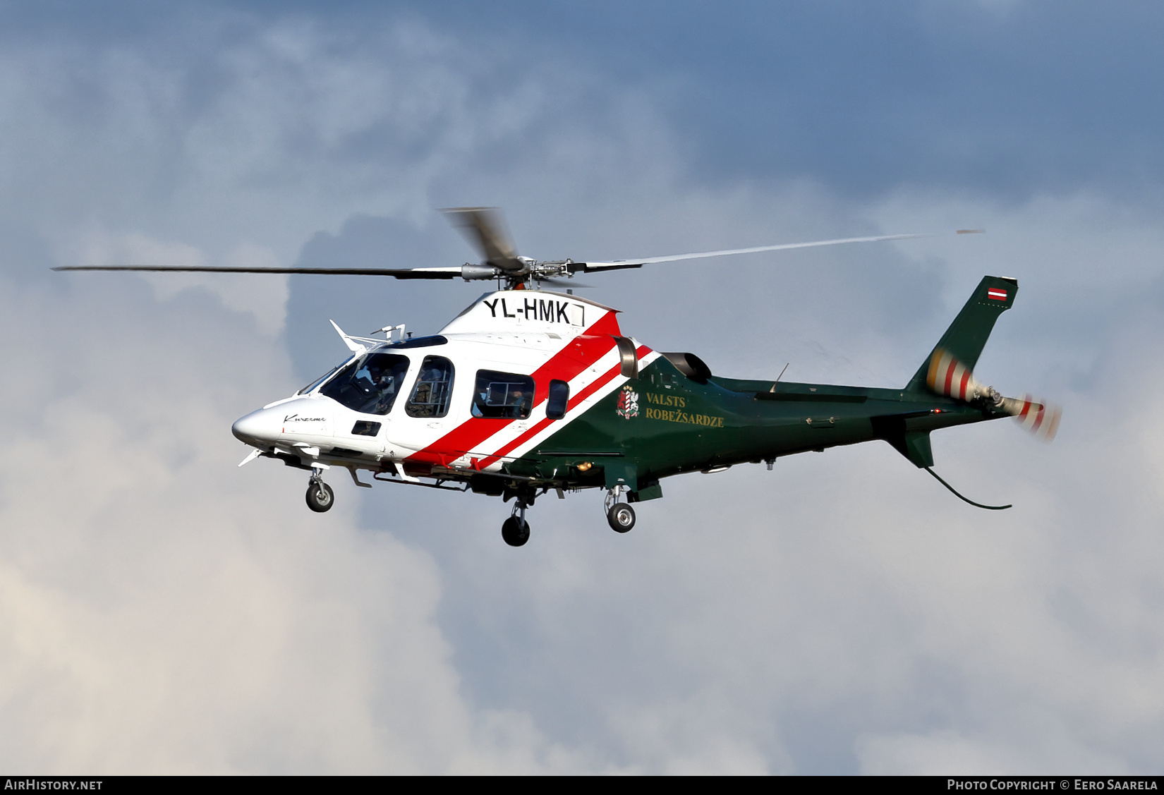 Aircraft Photo of YL-HMK | AgustaWestland AW-109E Power | Valsts Robežsardze | AirHistory.net #840555