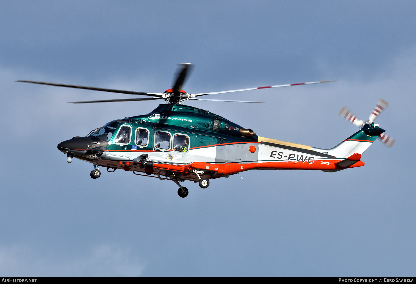 Aircraft Photo of ES-PWC | AgustaWestland AW-139 | Politsei- ja Piirivalveamet | AirHistory.net #840556