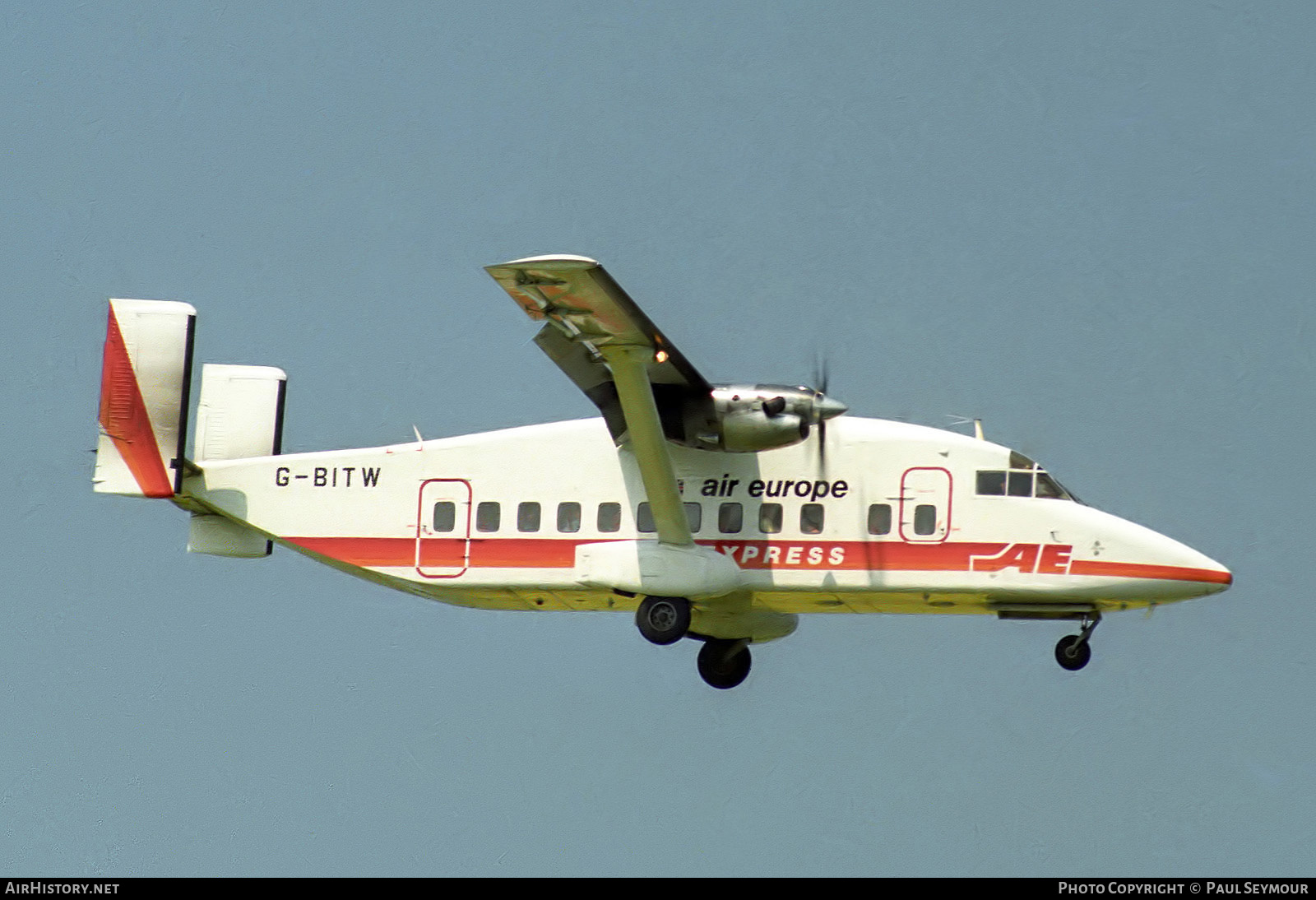 Aircraft Photo of G-BITW | Short 330-200 | Air Europe Express | AirHistory.net #840591