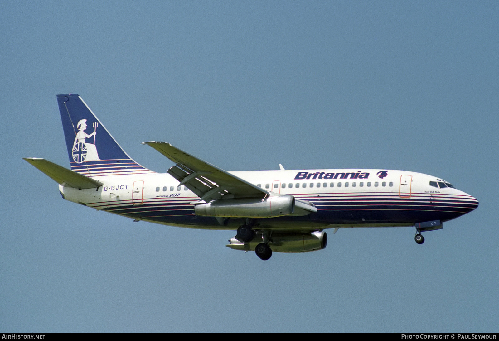 Aircraft Photo of G-BJCT | Boeing 737-204/Adv | Britannia Airways | AirHistory.net #840605