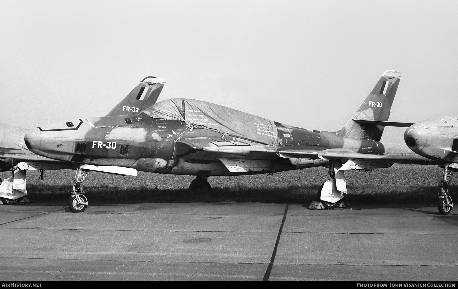 Aircraft Photo of FR30 | Republic RF-84F Thunderflash | Belgium - Air Force | AirHistory.net #840618