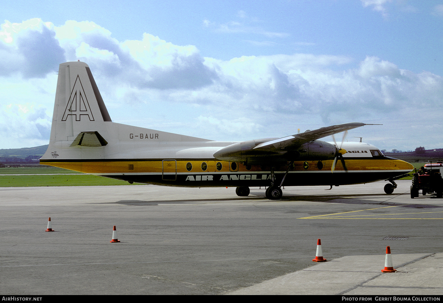 Aircraft Photo of G-BAUR | Fokker F27-200 Friendship | Air Anglia | AirHistory.net #840623