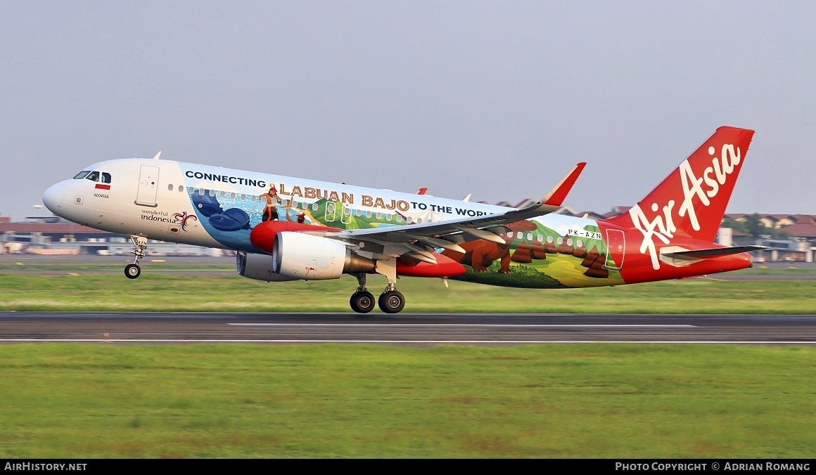Aircraft Photo of PK-AZN | Airbus A320-216 | AirAsia | AirHistory.net #840642
