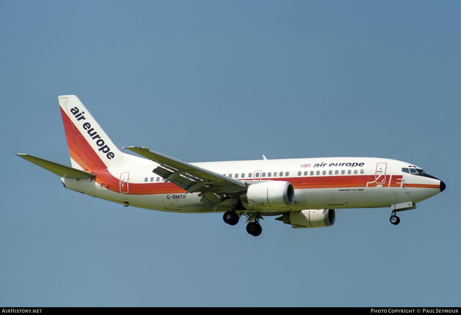 Aircraft Photo of G-BMTH | Boeing 737-3S3 | Air Europe | AirHistory.net #840658