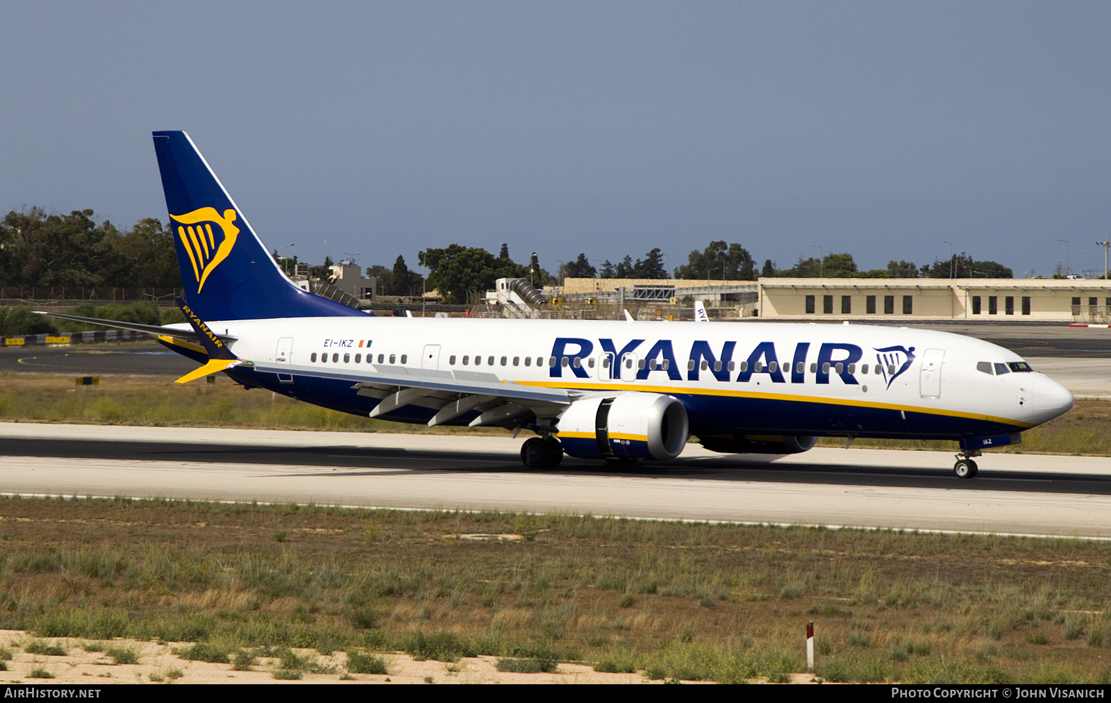 Aircraft Photo of EI-IKZ | Boeing 737-8200 Max 200 | Ryanair | AirHistory.net #840663