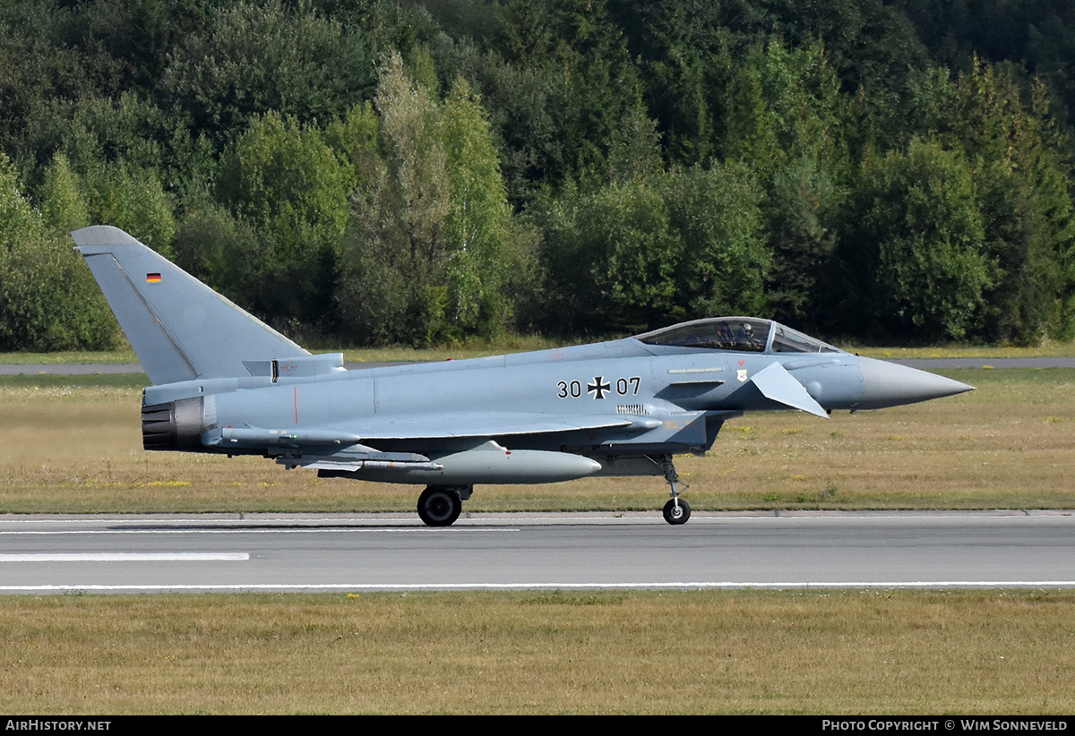 Aircraft Photo of 3007 | Eurofighter EF-2000 Typhoon S | Germany - Air Force | AirHistory.net #840676