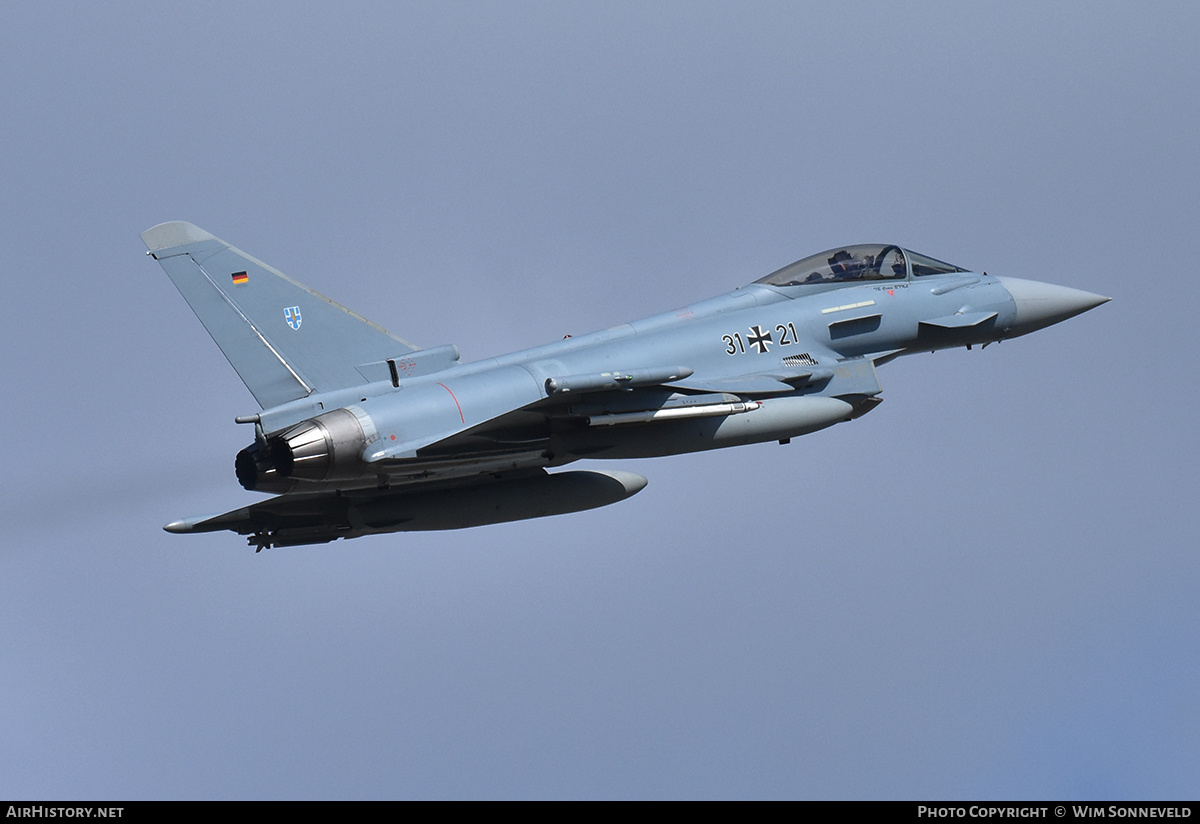 Aircraft Photo of 3121 | Eurofighter EF-2000 Typhoon S | Germany - Air Force | AirHistory.net #840678