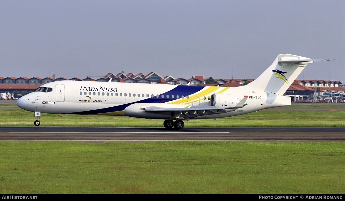 Aircraft Photo of PK-TJC | COMAC C909 | TransNusa Aviation | AirHistory.net #840691
