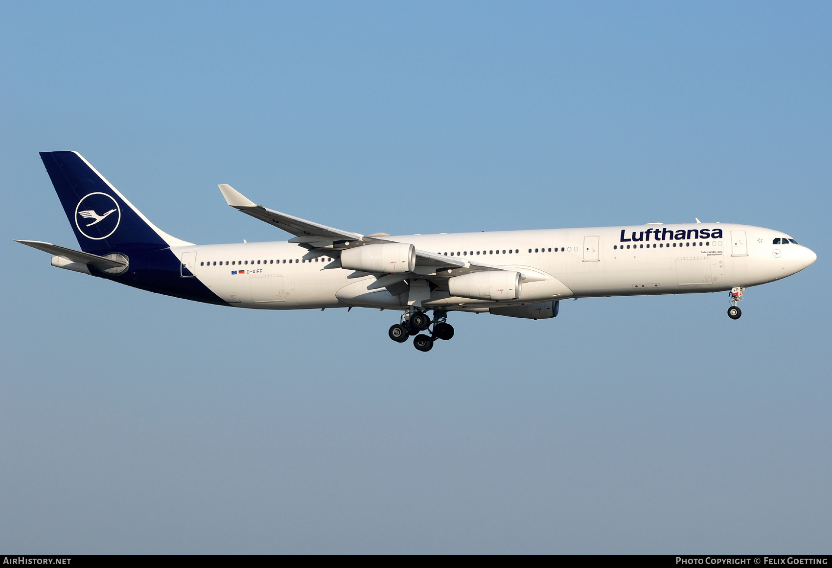 Aircraft Photo of D-AIFF | Airbus A340-313 | Lufthansa | AirHistory.net #840714