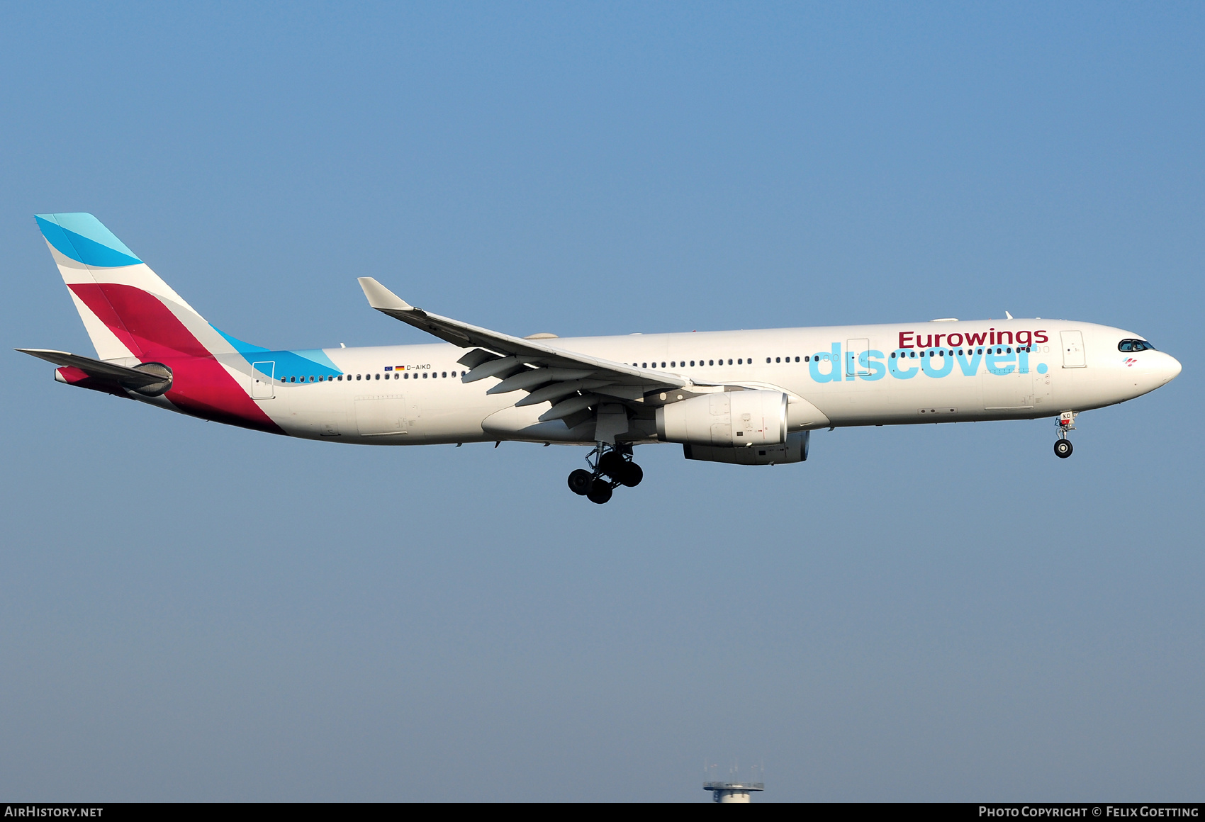 Aircraft Photo of D-AIKD | Airbus A330-343 | Eurowings Discover | AirHistory.net #840715