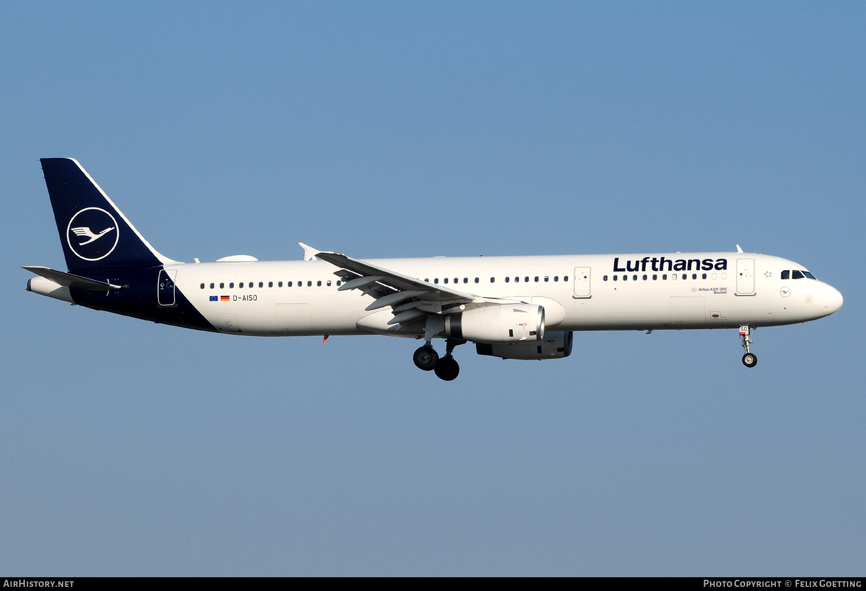 Aircraft Photo of D-AISO | Airbus A321-231 | Lufthansa | AirHistory.net #840722