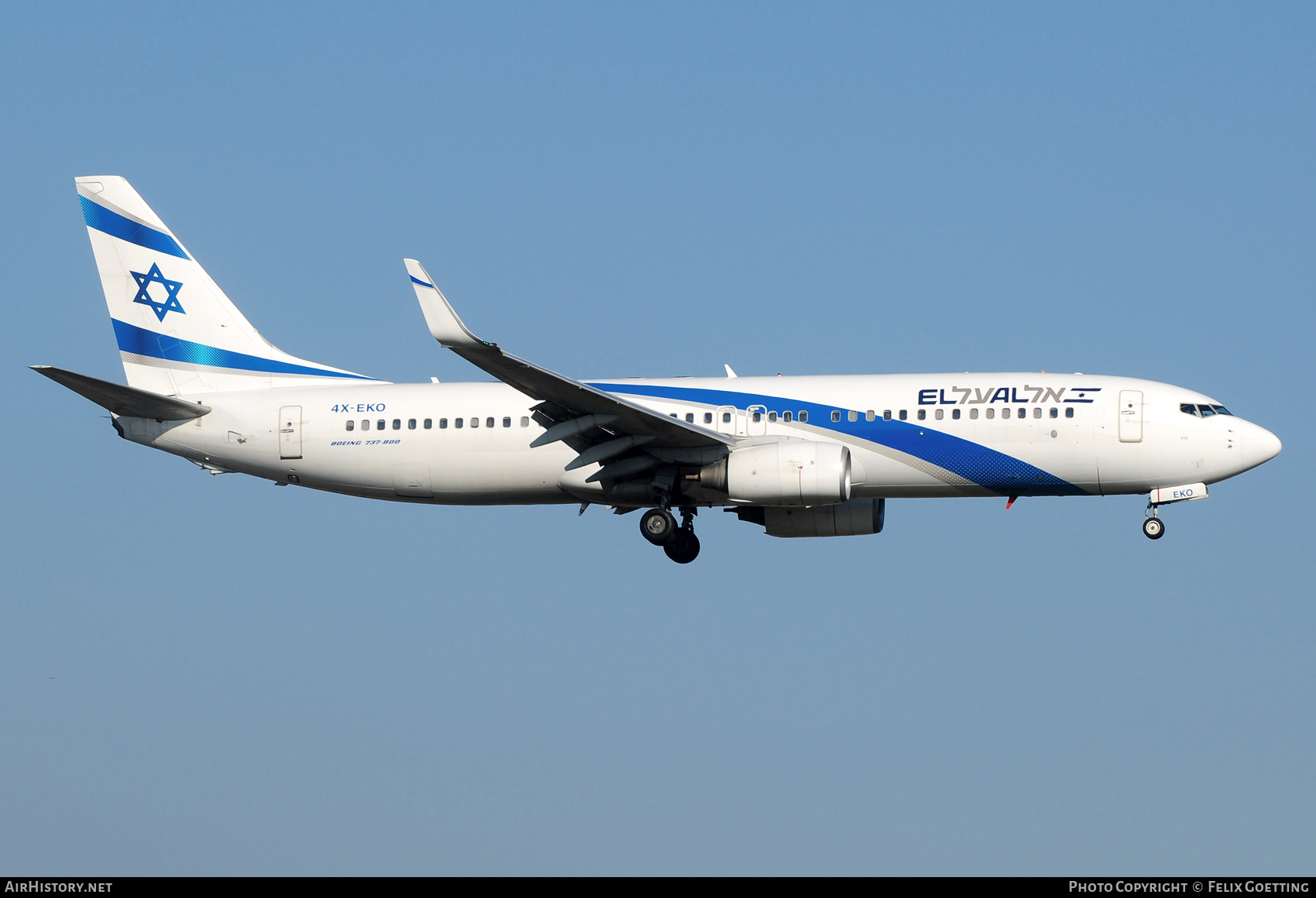 Aircraft Photo of 4X-EKO | Boeing 737-86Q | El Al Israel Airlines | AirHistory.net #840724