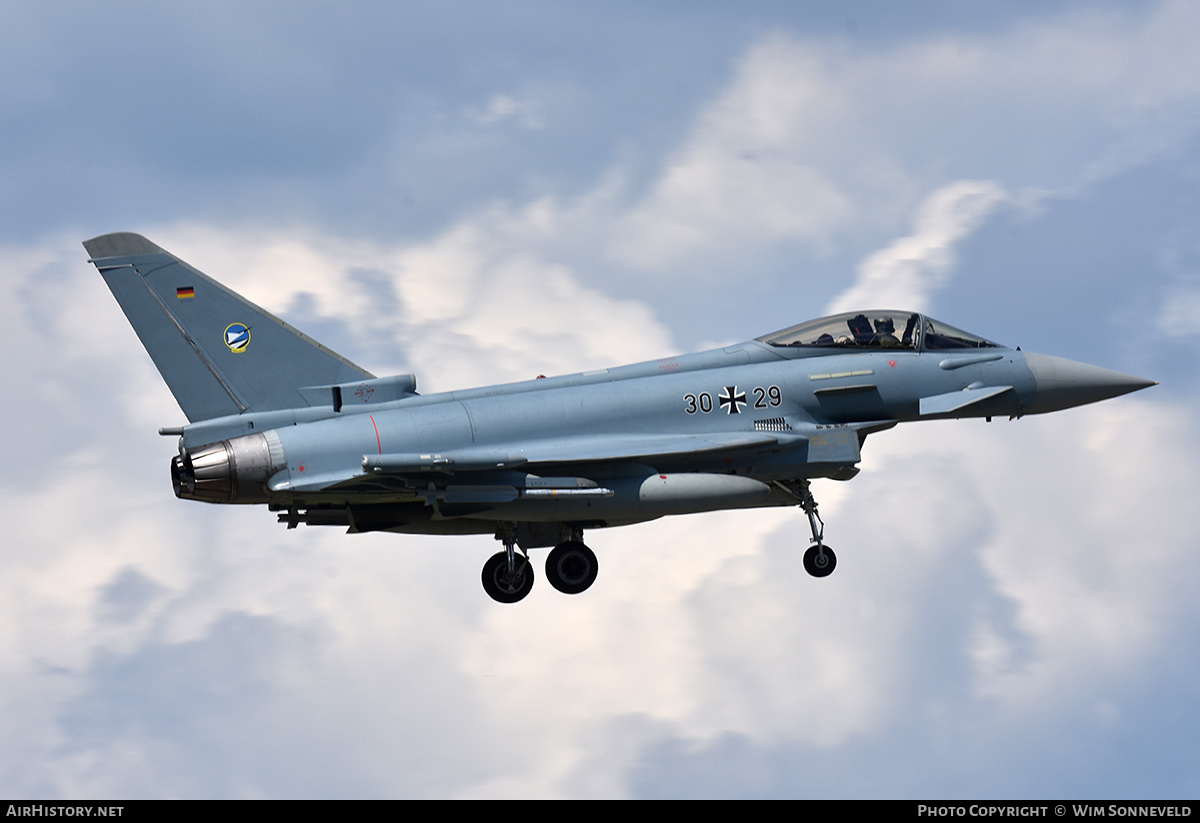 Aircraft Photo of 3029 | Eurofighter EF-2000 Typhoon | Germany - Air Force | AirHistory.net #840732