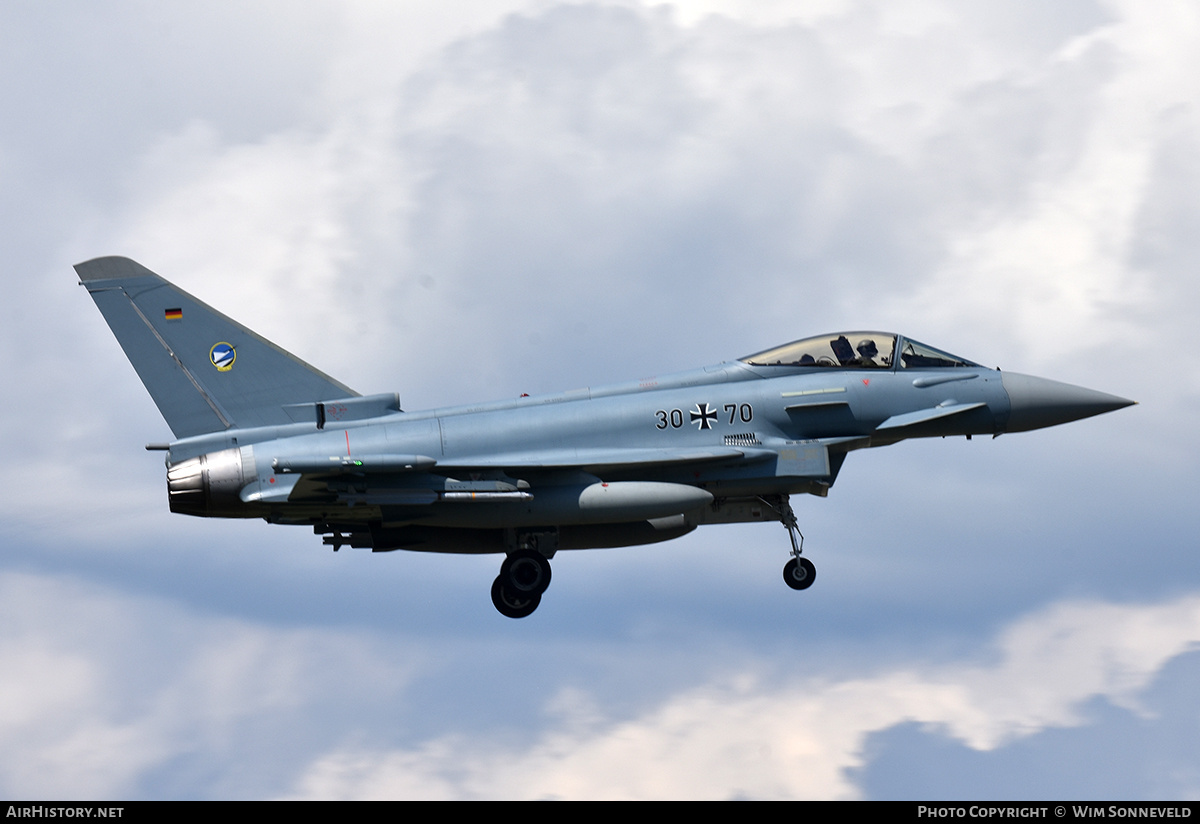Aircraft Photo of 3070 | Eurofighter EF-2000 Typhoon S | Germany - Air Force | AirHistory.net #840734